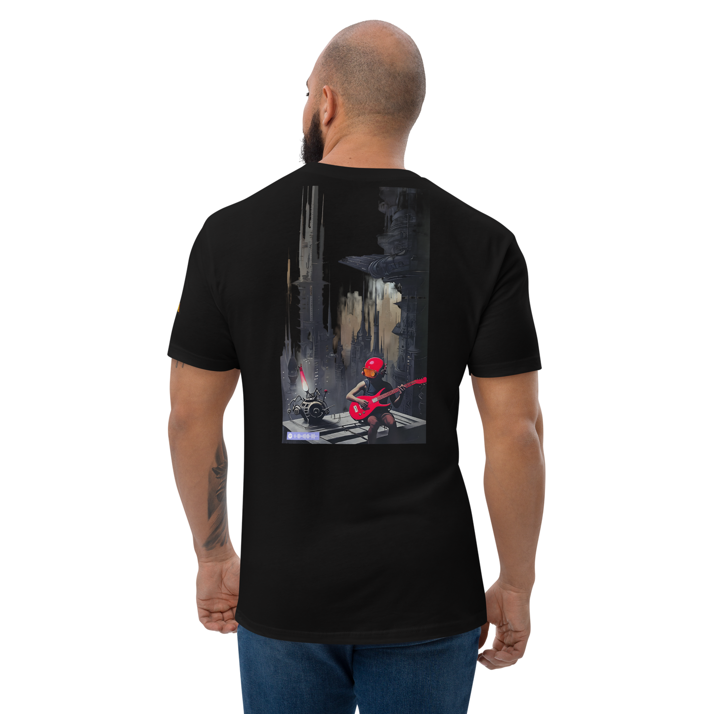 Premium Organic Music-Inspired Tees with Spotify Code | Pyramason MTD3