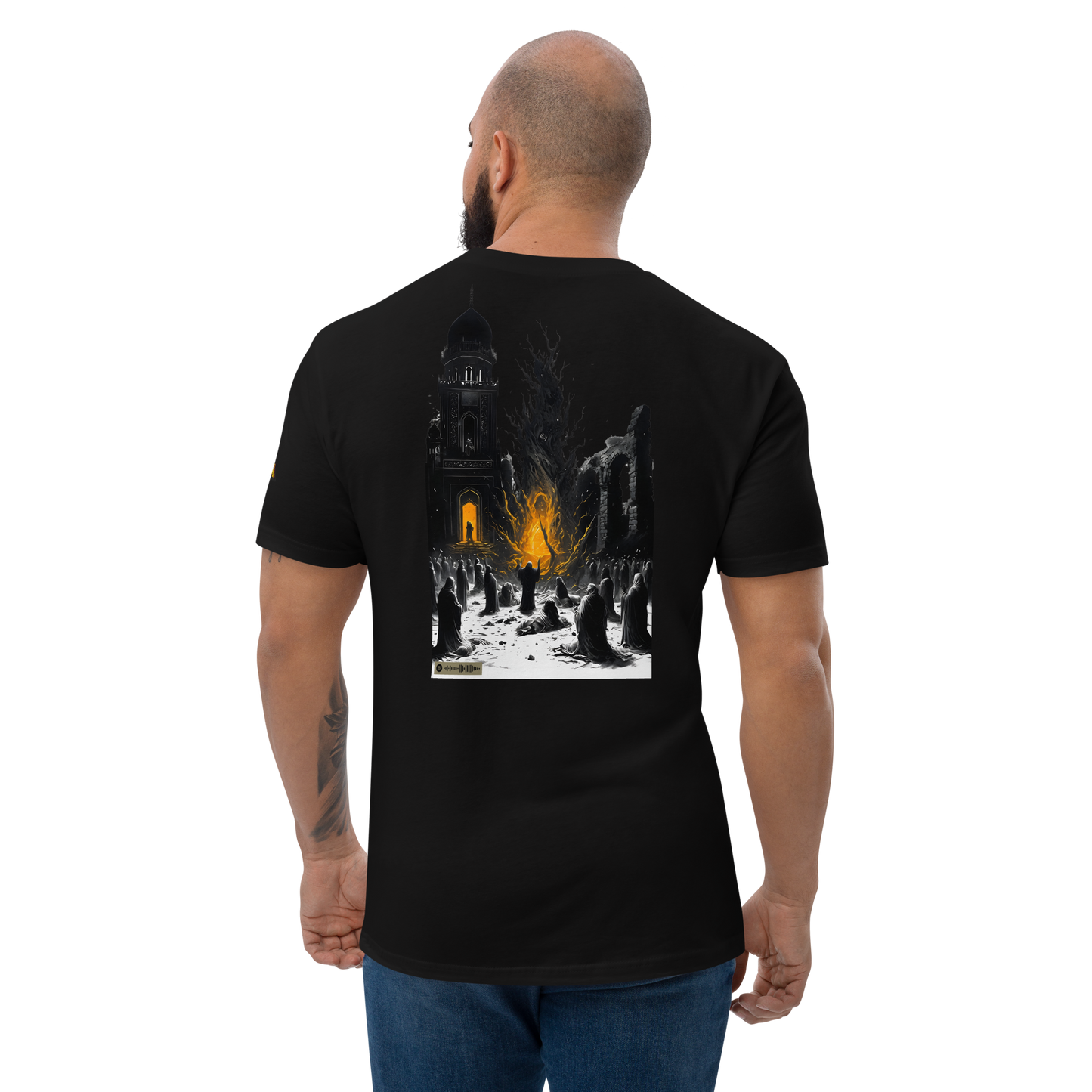 Premium Organic Music-Inspired Tees with Spotify Code | Pyramason MTD5