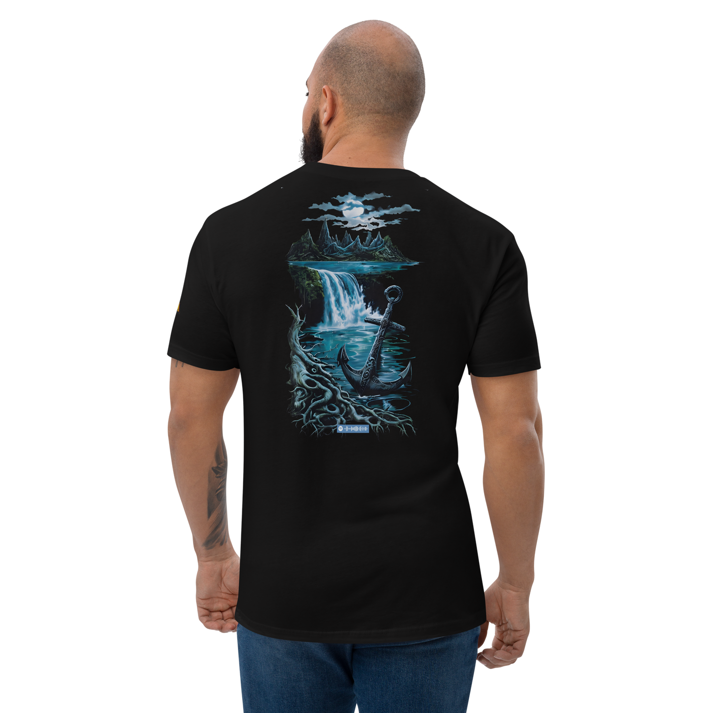 Premium Organic Music-Inspired Tees with Spotify Code | Pyramason MTD8