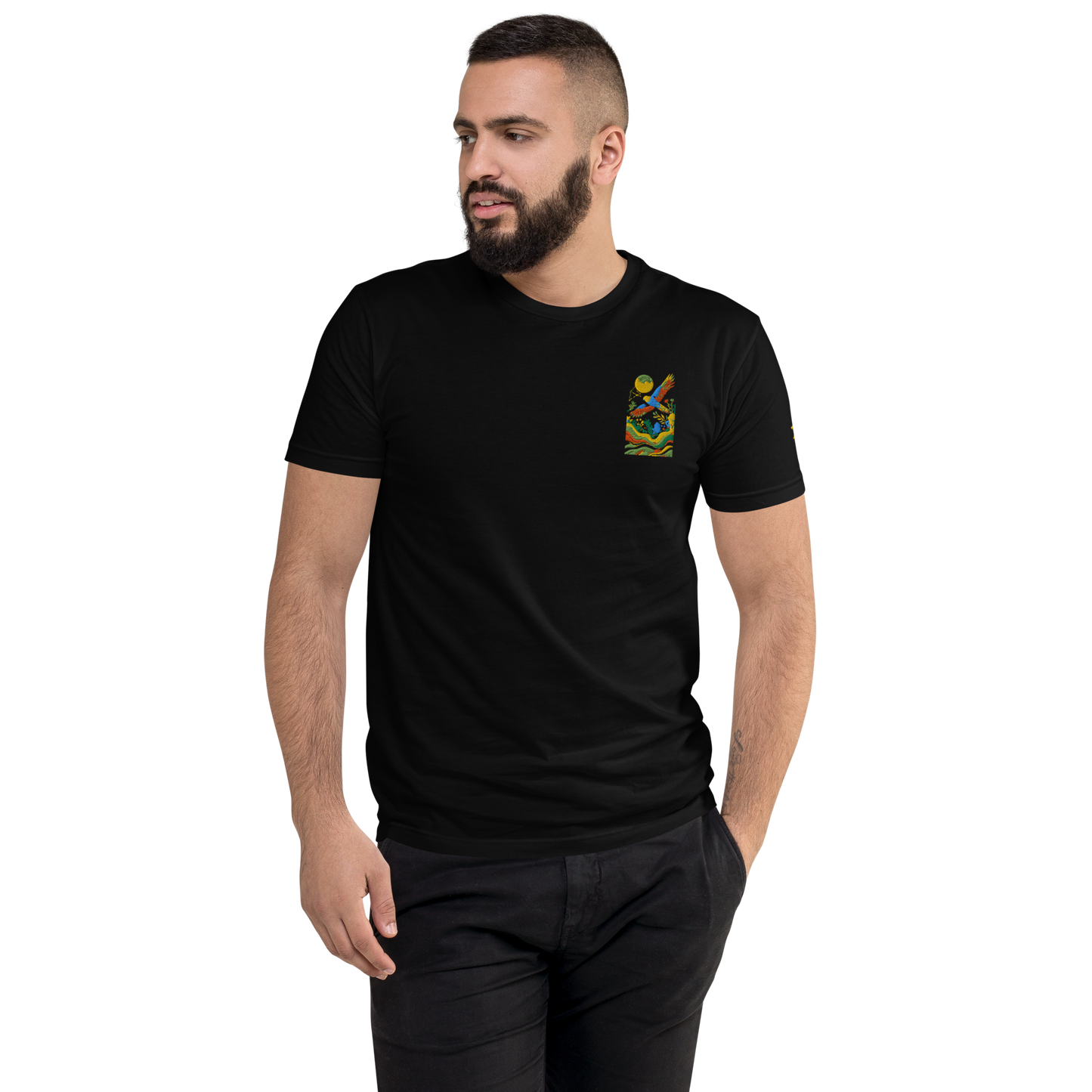 Premium Organic Music-Inspired Tees with Spotify Code | Pyramason MTD4