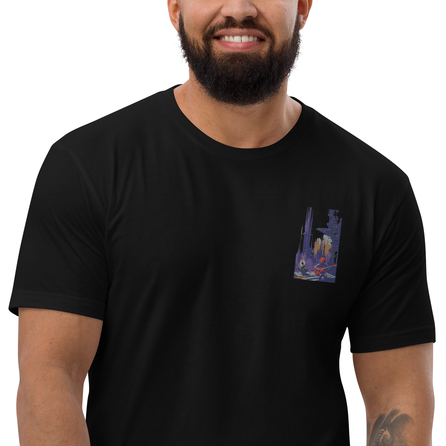 Premium Organic Music-Inspired Tees with Spotify Code | Pyramason MTD3