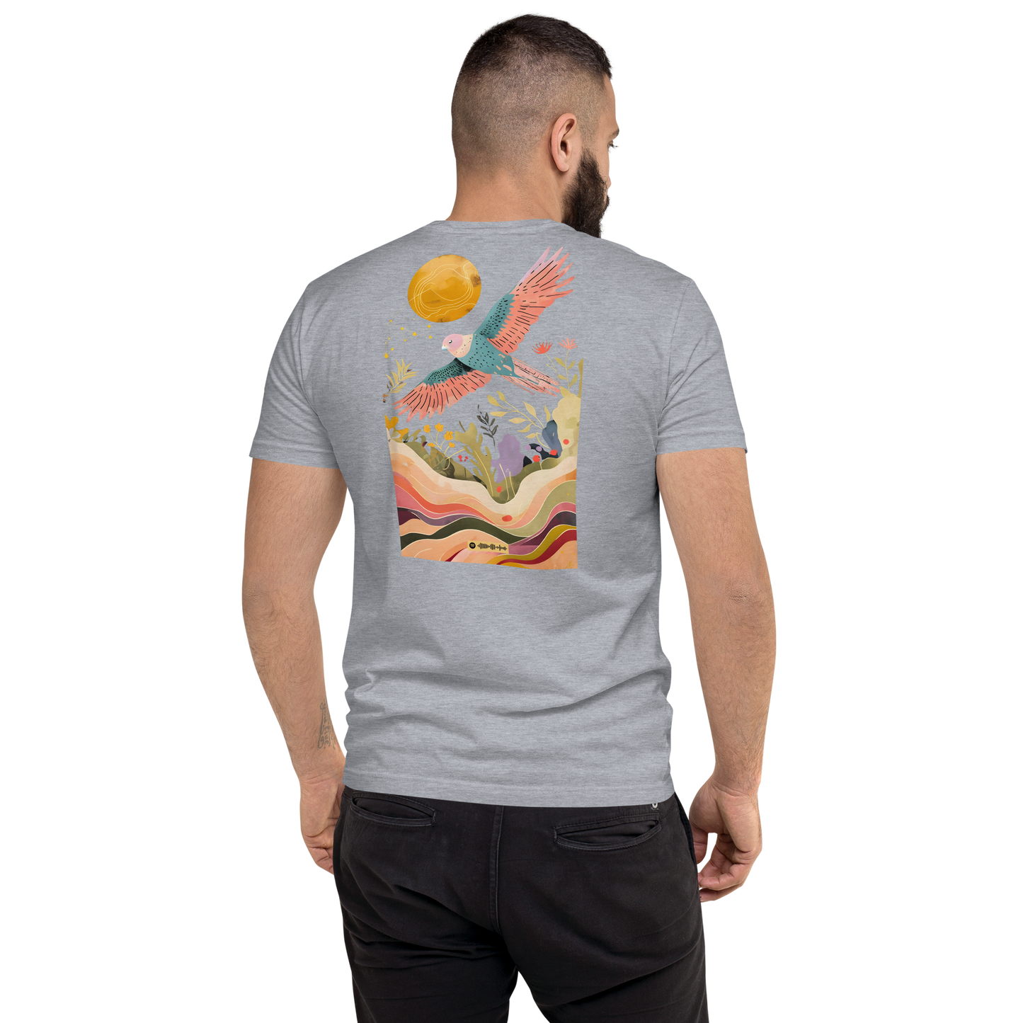 Premium Organic Music-Inspired Tees with Spotify Code | Pyramason MTD4