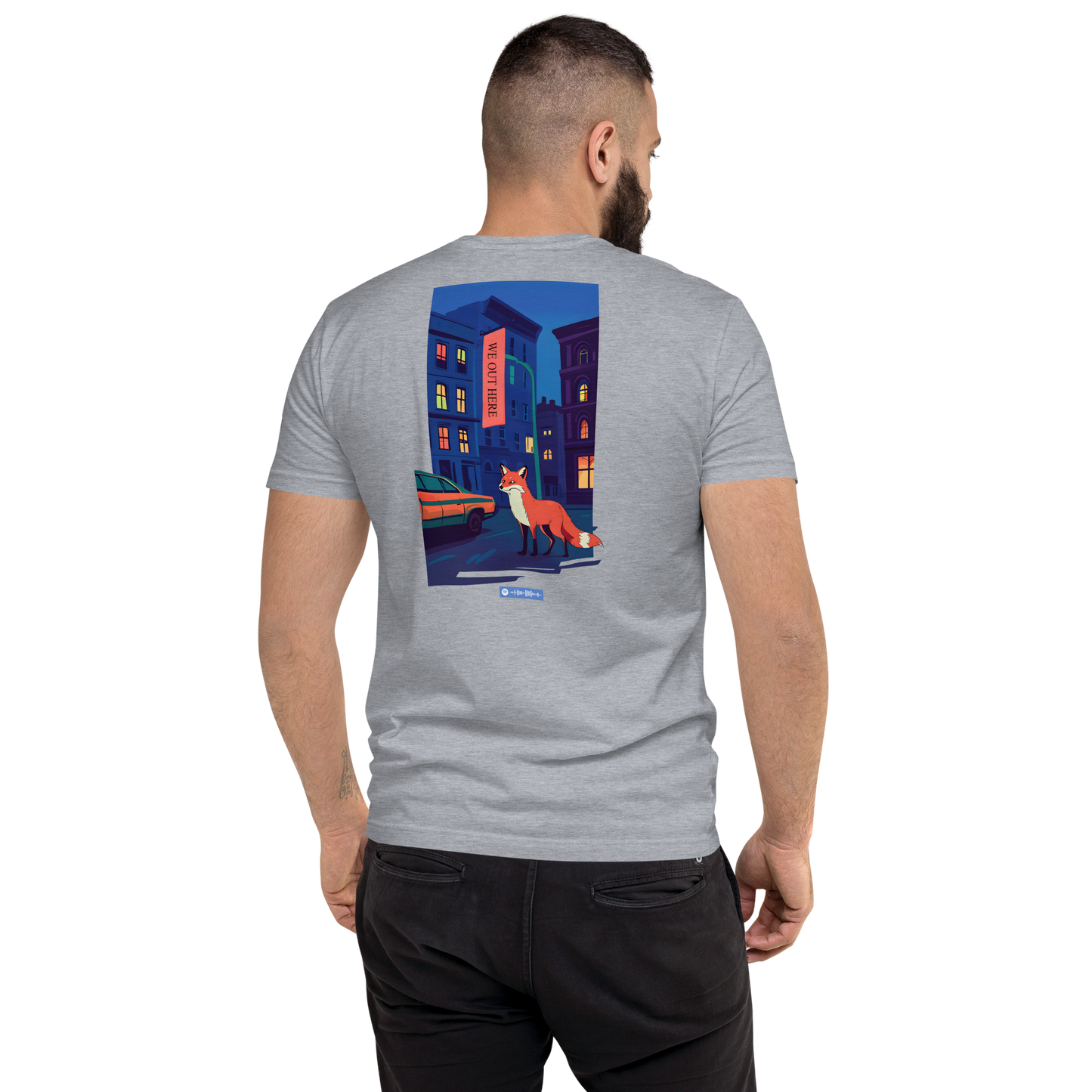 Premium Organic Music-Inspired Tees with Spotify Code | Pyramason MTD7