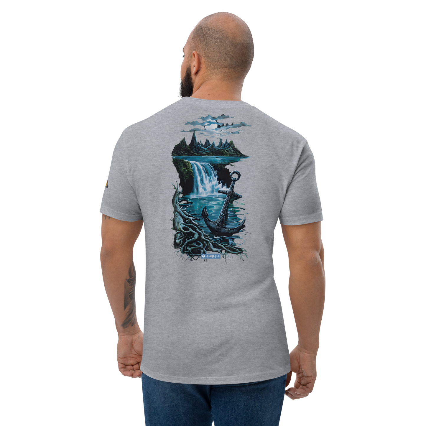 Premium Organic Music-Inspired Tees with Spotify Code | Pyramason MTD8