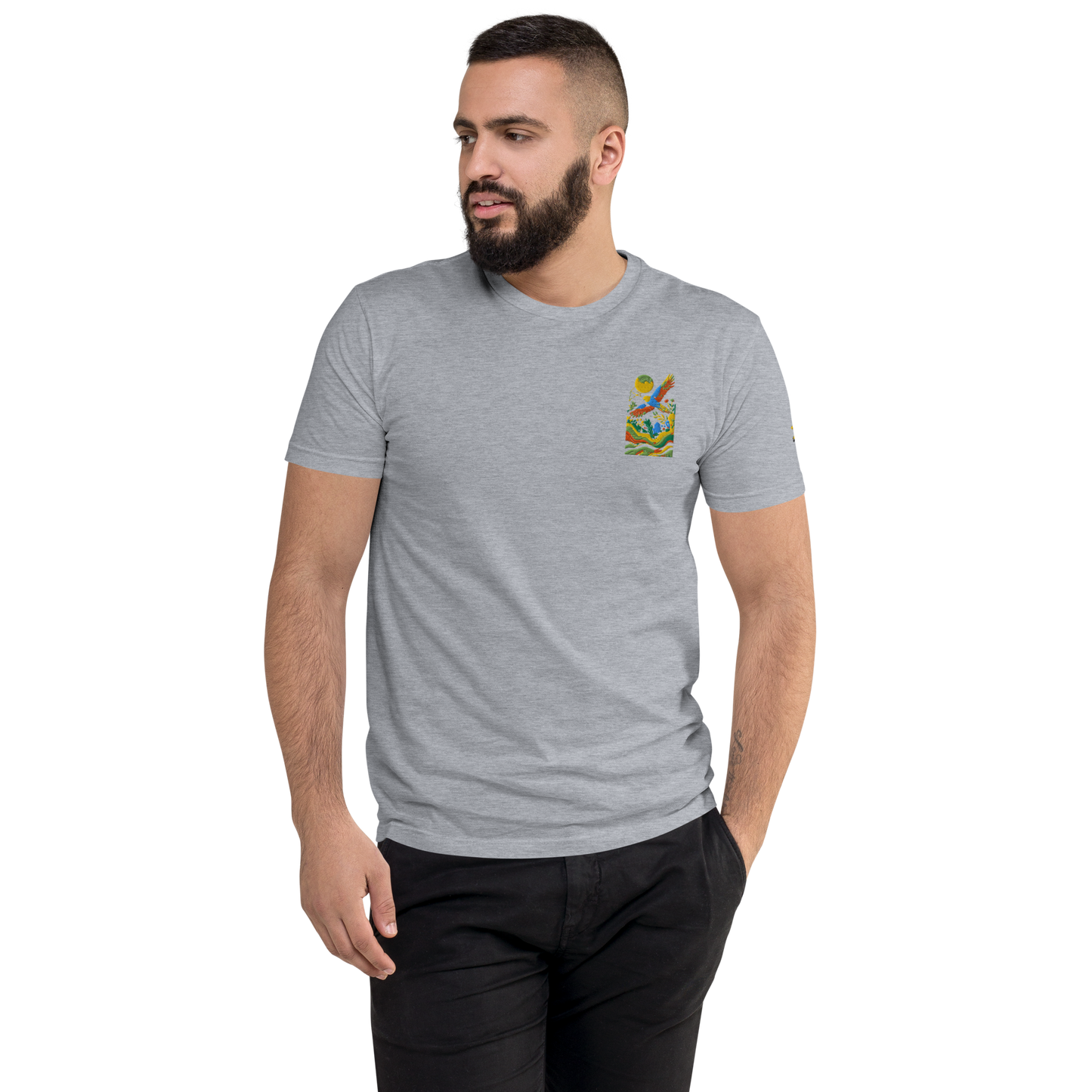 Premium Organic Music-Inspired Tees with Spotify Code | Pyramason MTD4
