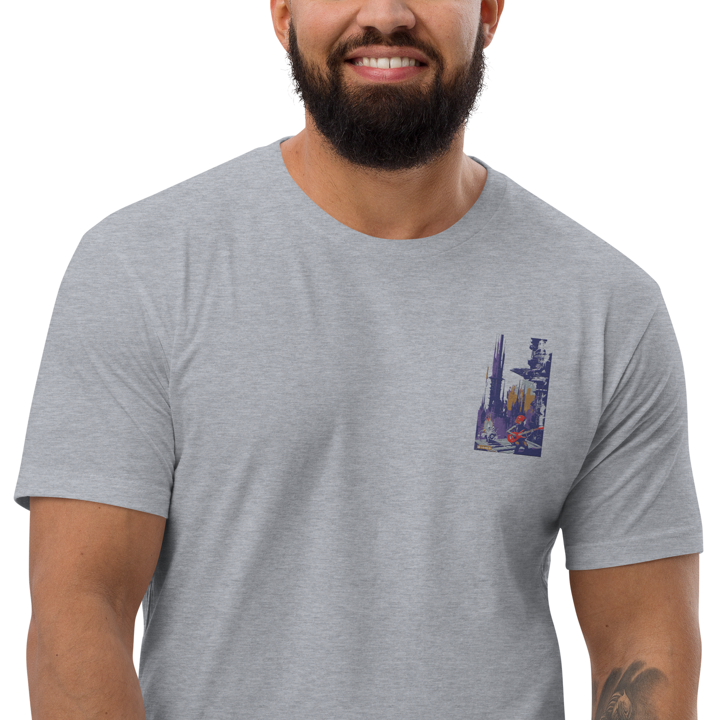 Premium Organic Music-Inspired Tees with Spotify Code | Pyramason MTD3