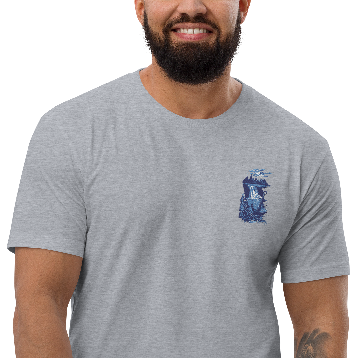 Premium Organic Music-Inspired Tees with Spotify Code | Pyramason MTD8