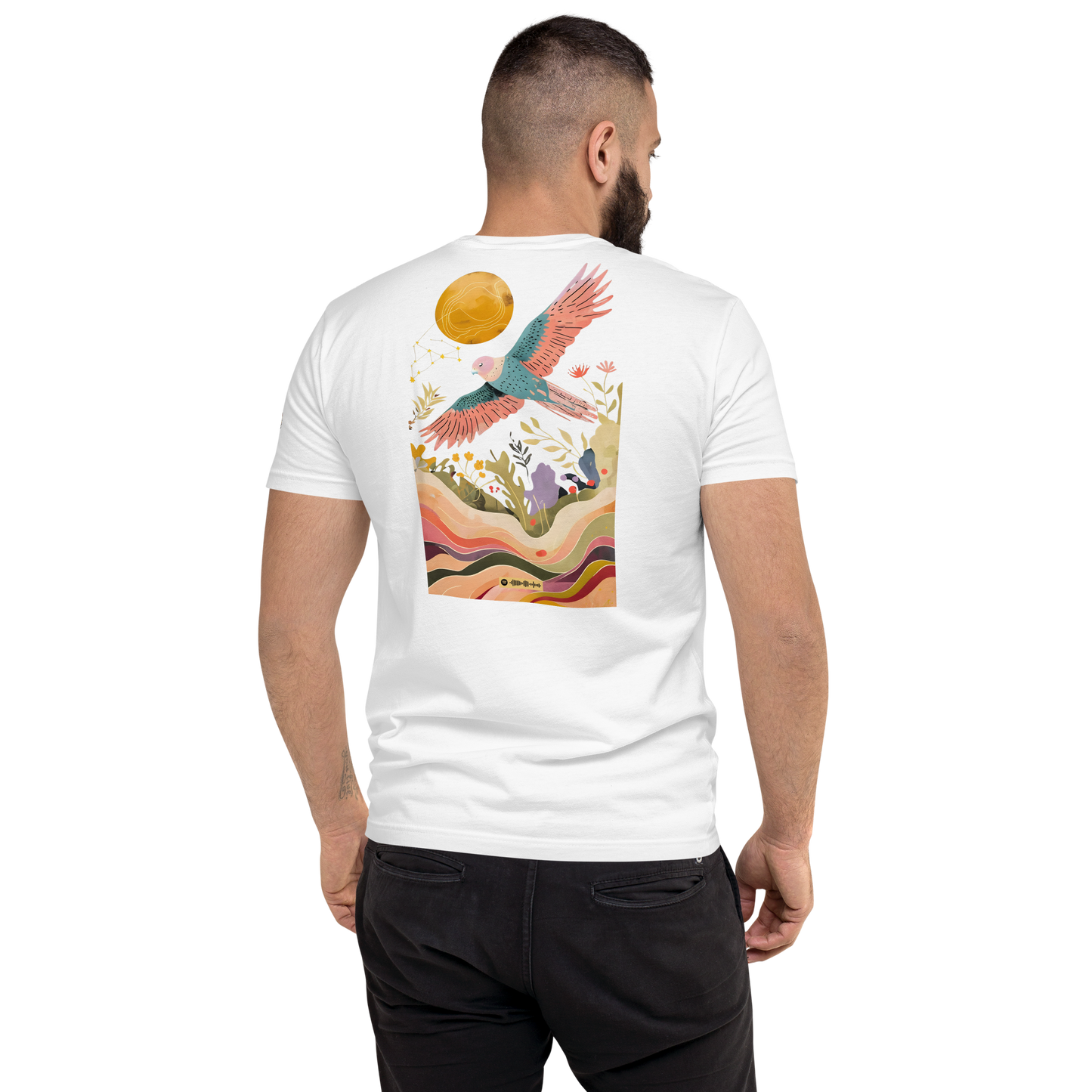 Premium Organic Music-Inspired Tees with Spotify Code | Pyramason MTD4