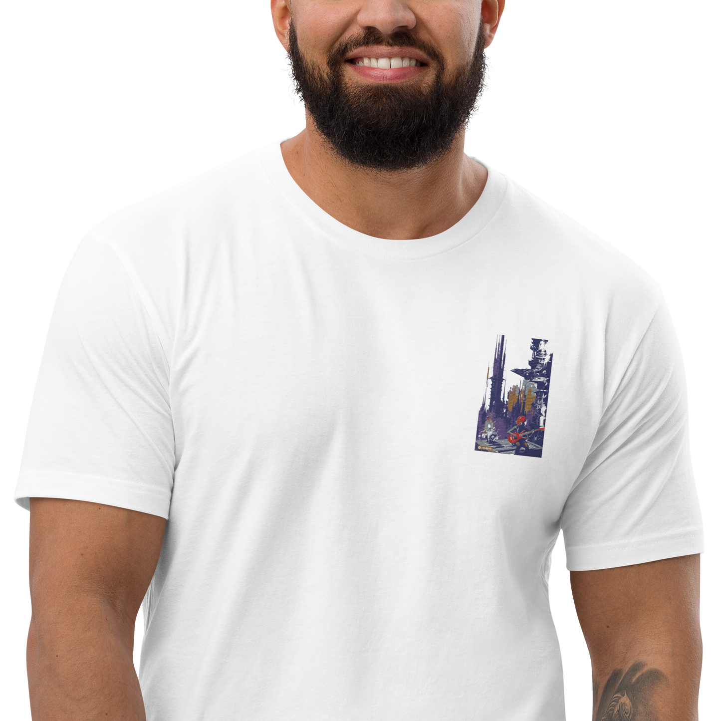 Premium Organic Music-Inspired Tees with Spotify Code | Pyramason MTD3