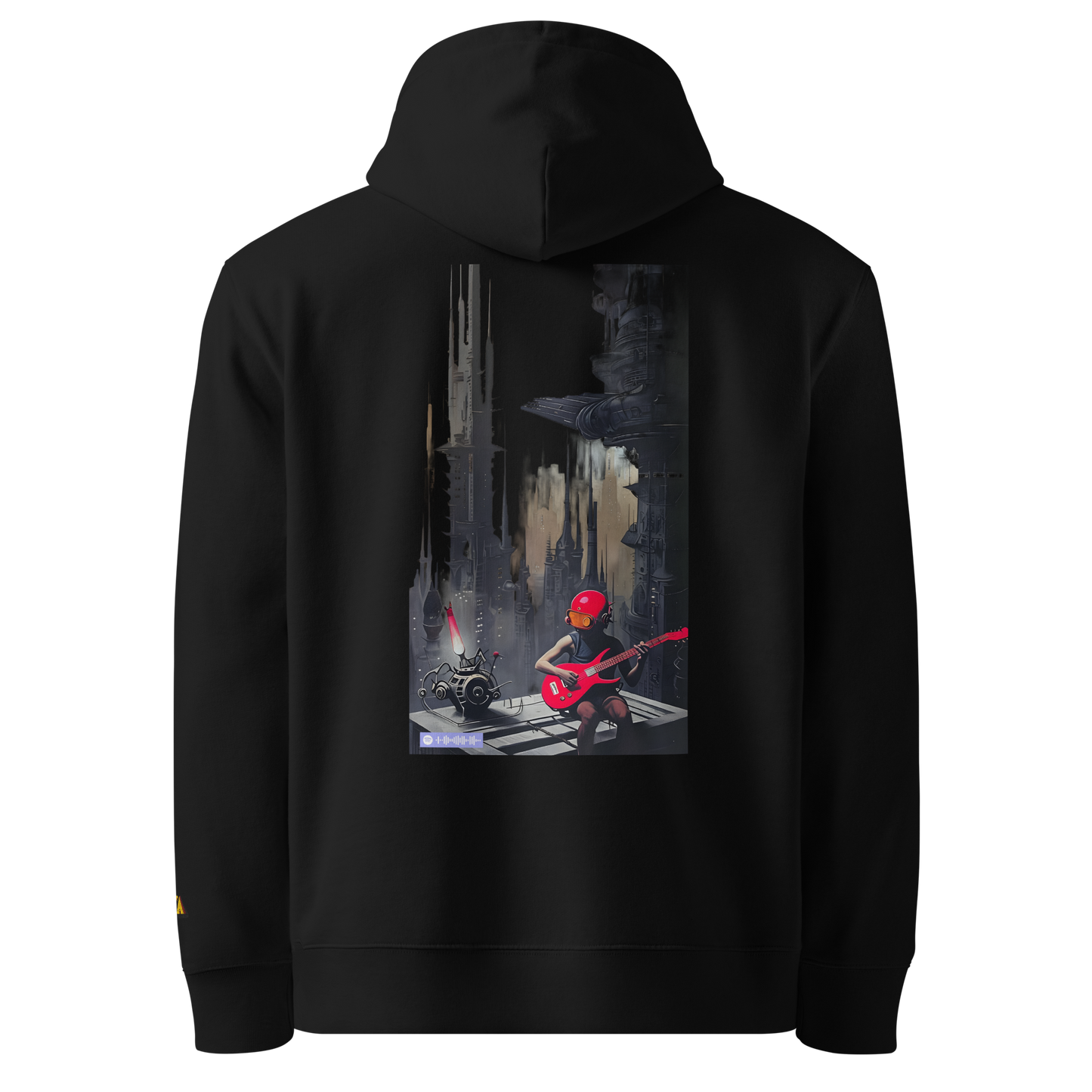 Premium Organic Music-Inspired Hoodie with Spotify Code | Pyramason MHD3