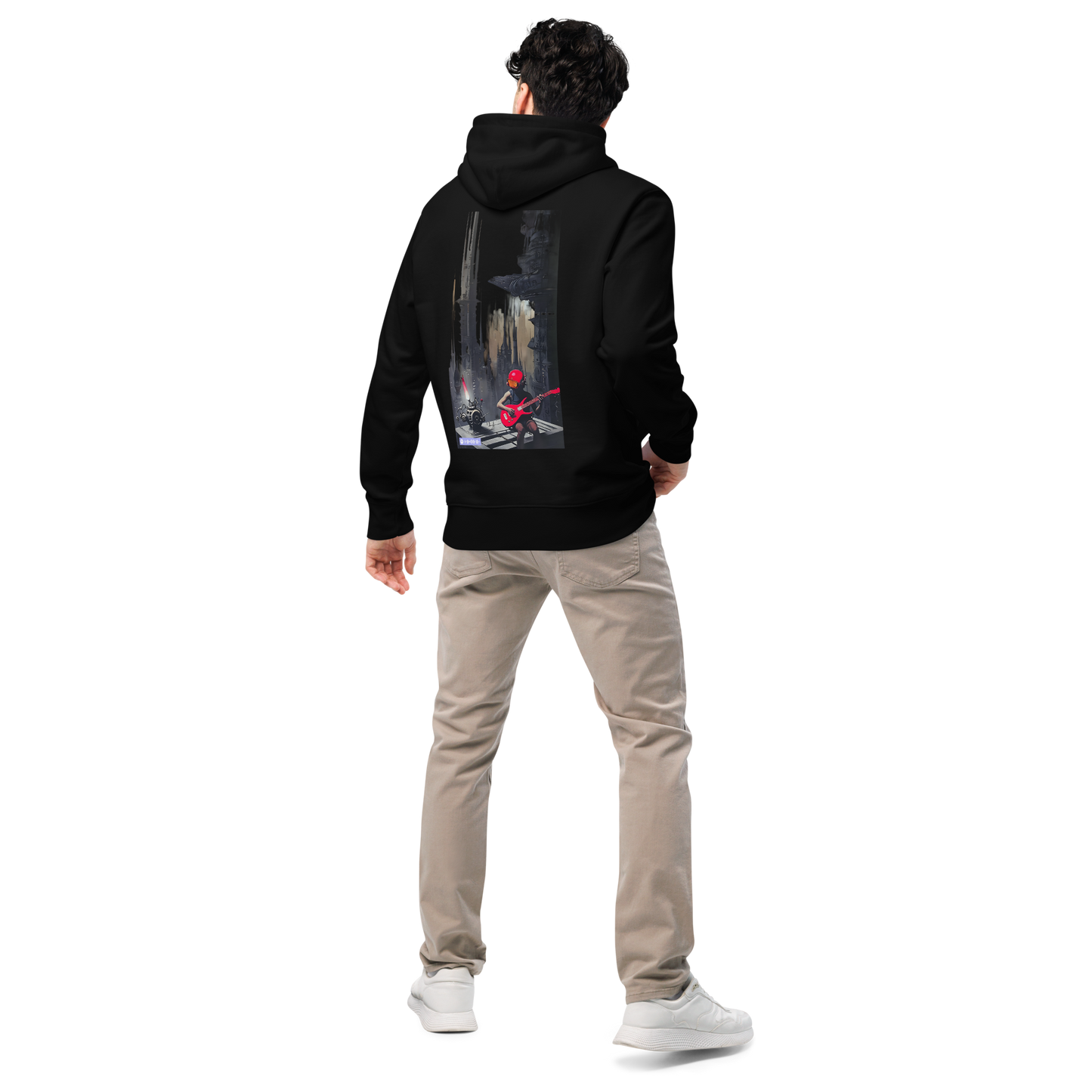 Premium Organic Music-Inspired Hoodie with Spotify Code | Pyramason MHD3