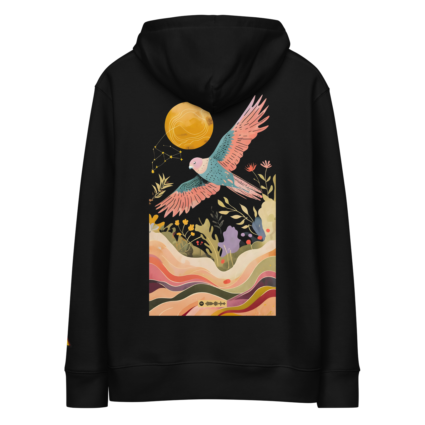 Premium Organic Music-Inspired Hoodie with Spotify Code | Pyramason MHD4