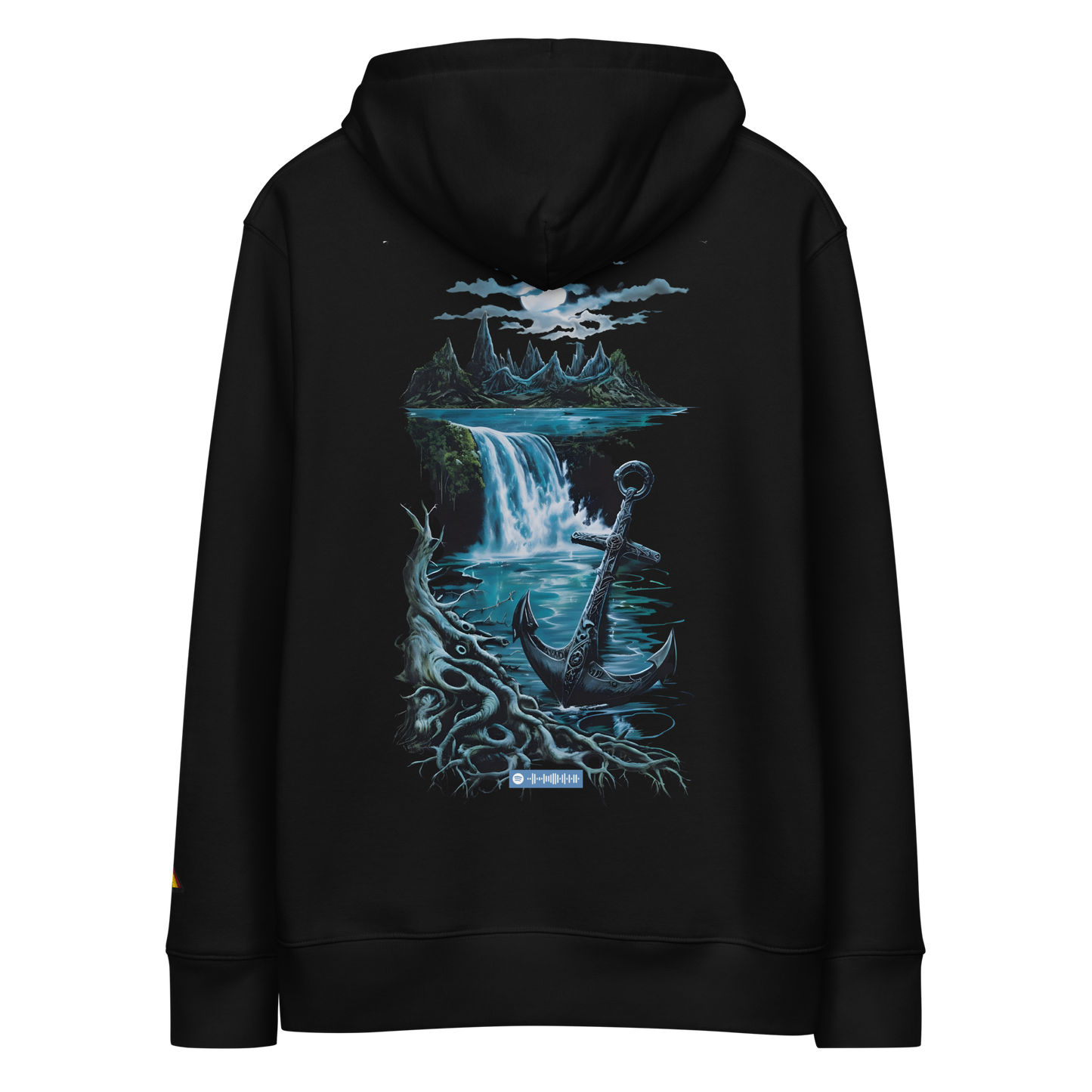 Premium Organic Music-Inspired Hoodie with Spotify Code | Pyramason MHD8