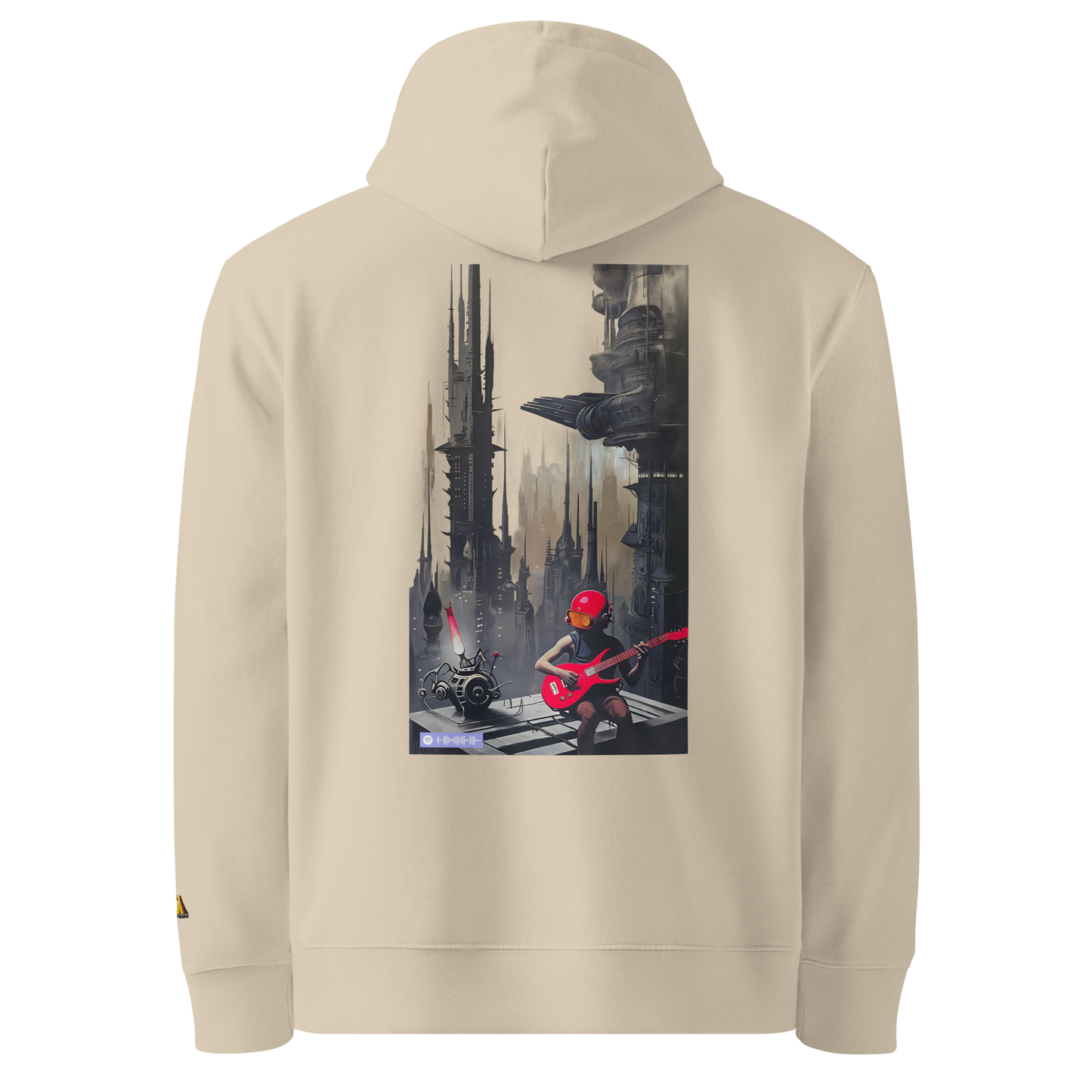 Premium Organic Music-Inspired Hoodie with Spotify Code | Pyramason MHD3