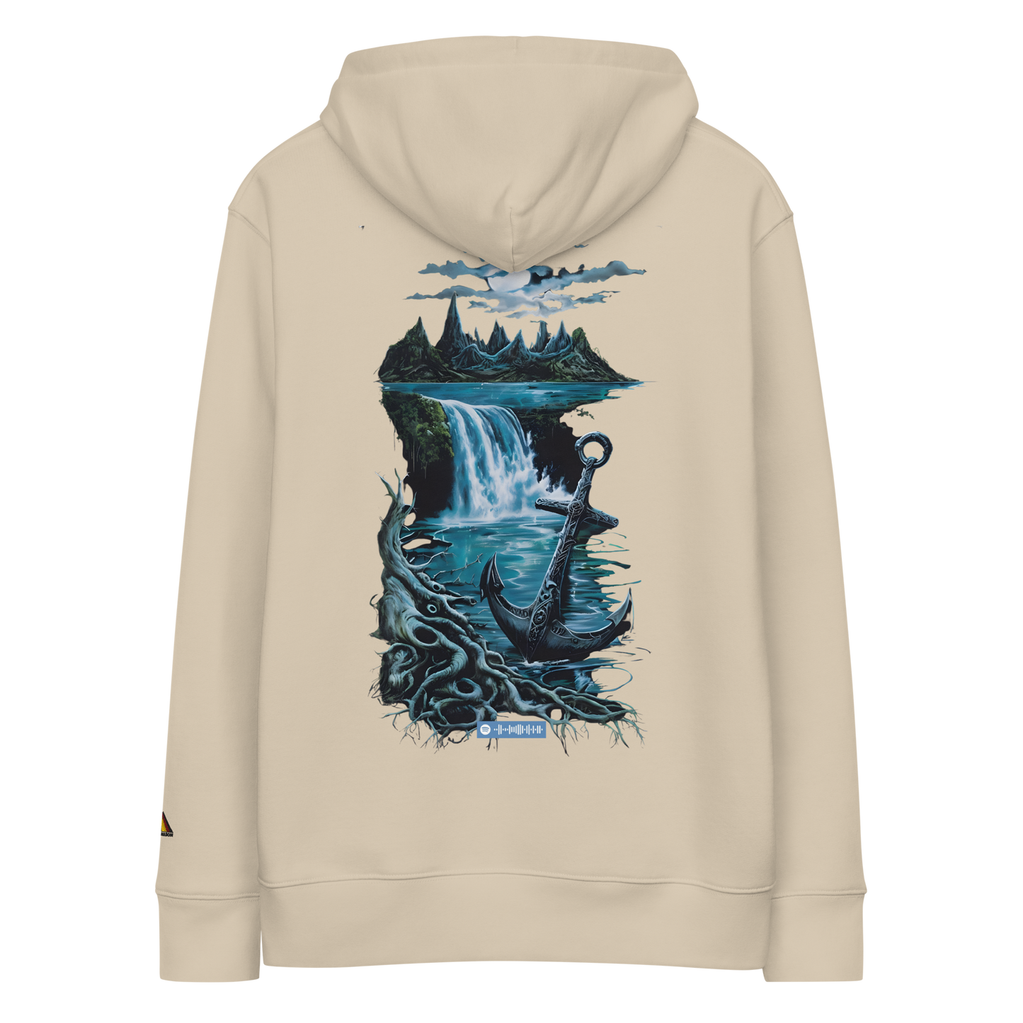 Premium Organic Music-Inspired Hoodie with Spotify Code | Pyramason MHD8