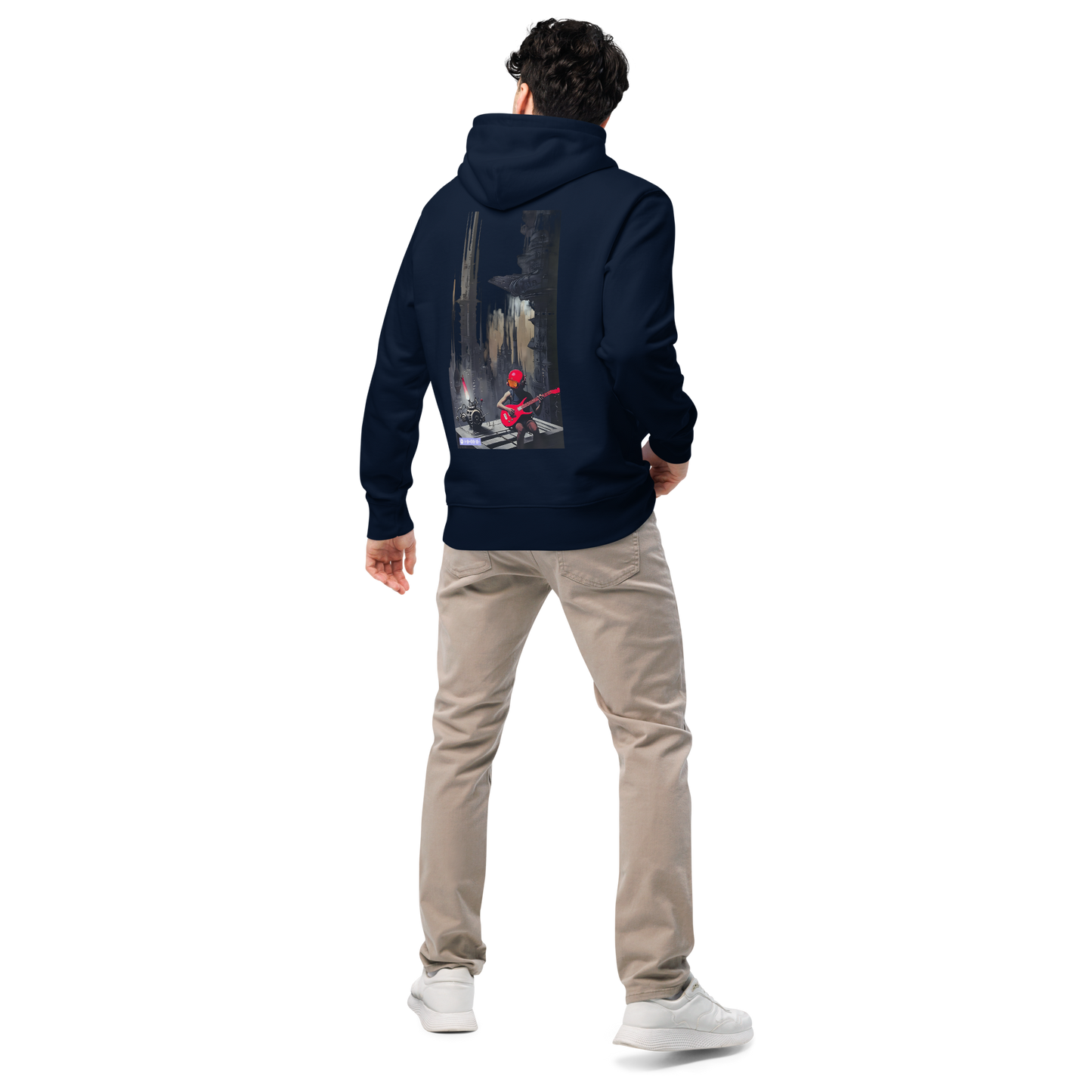 Premium Organic Music-Inspired Hoodie with Spotify Code | Pyramason MHD3