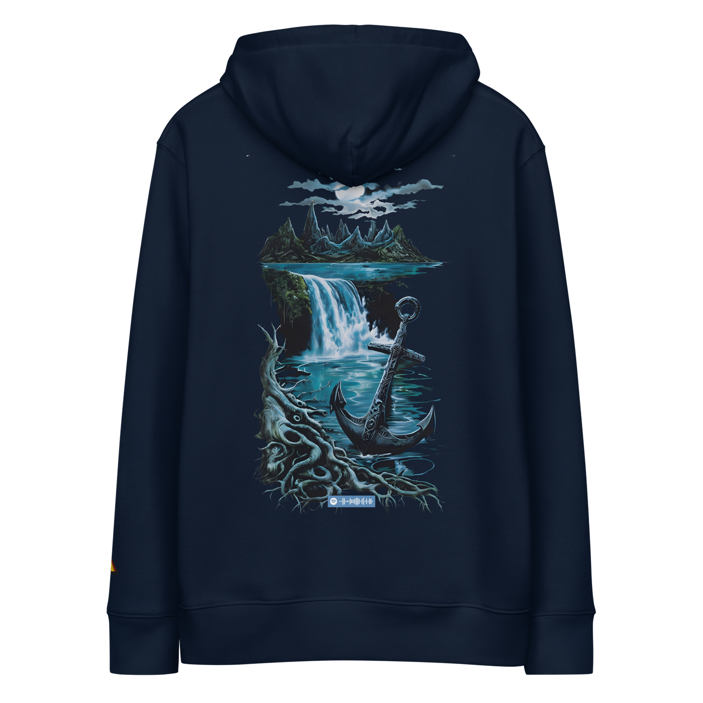 Premium Organic Music-Inspired Hoodie with Spotify Code | Pyramason MHD8