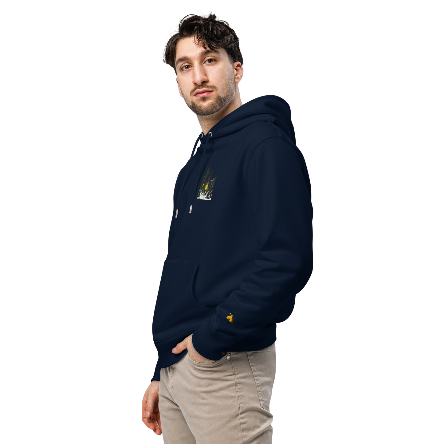 Premium Organic Music-Inspired Hoodie with Spotify Code | Pyramason MHD5