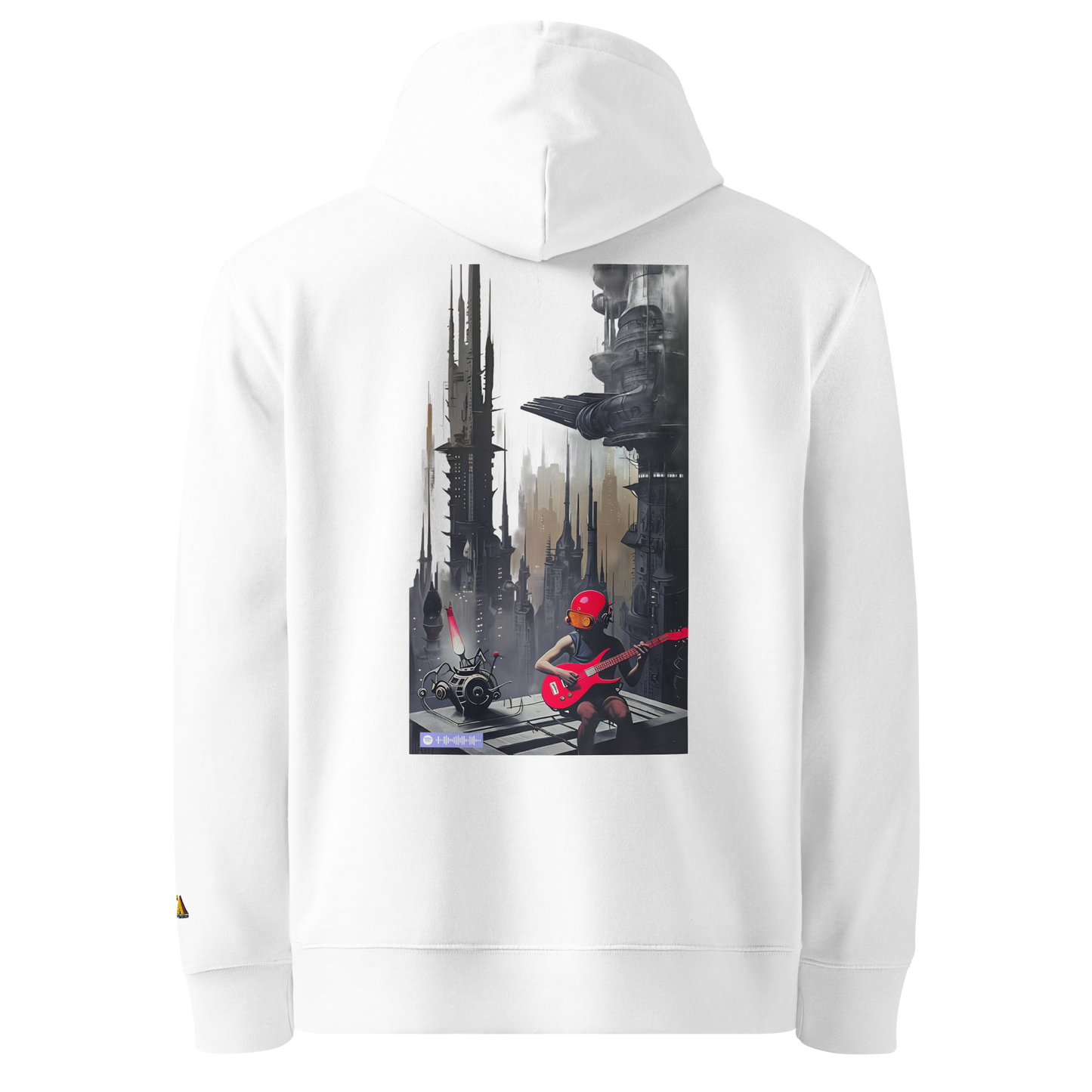 Premium Organic Music-Inspired Hoodie with Spotify Code | Pyramason MHD3