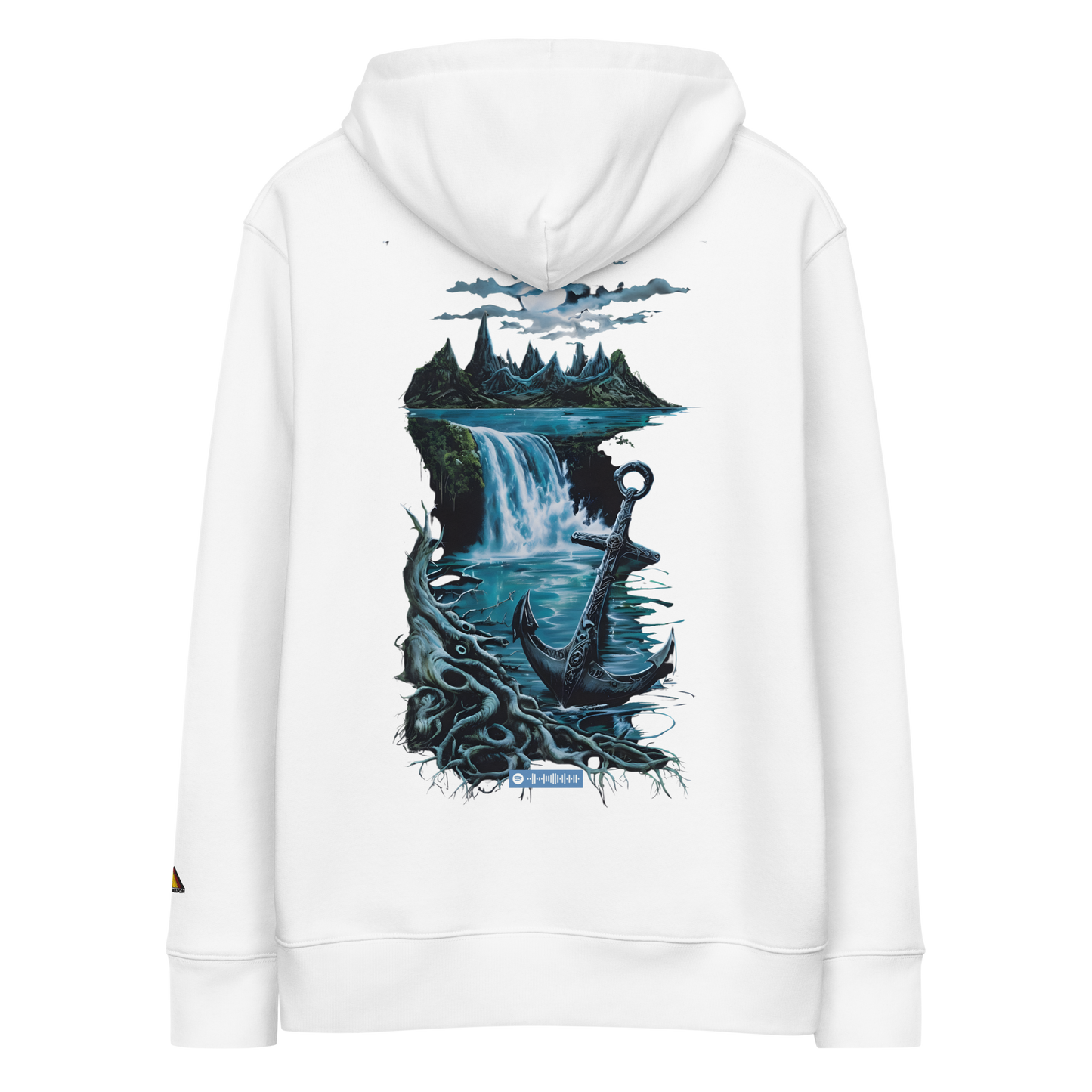 Premium Organic Music-Inspired Hoodie with Spotify Code | Pyramason MHD8