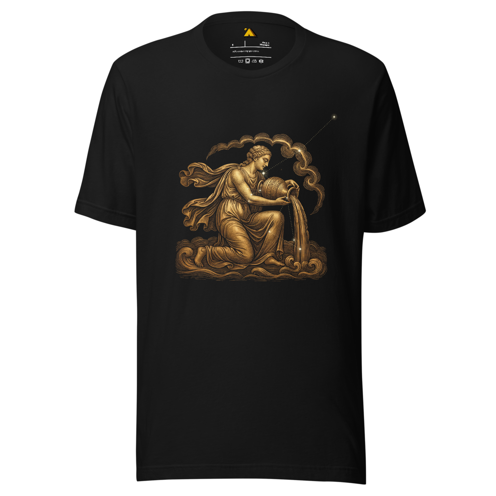 Aquarius Zodiac T-Shirt | Pyramason
