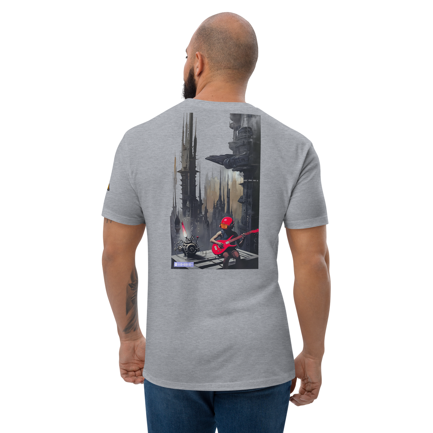 Premium Organic Music-Inspired Tees with Spotify Code | Pyramason MTD3