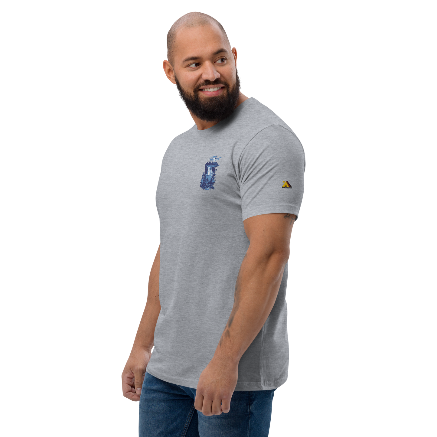Premium Organic Music-Inspired Tees with Spotify Code | Pyramason MTD8