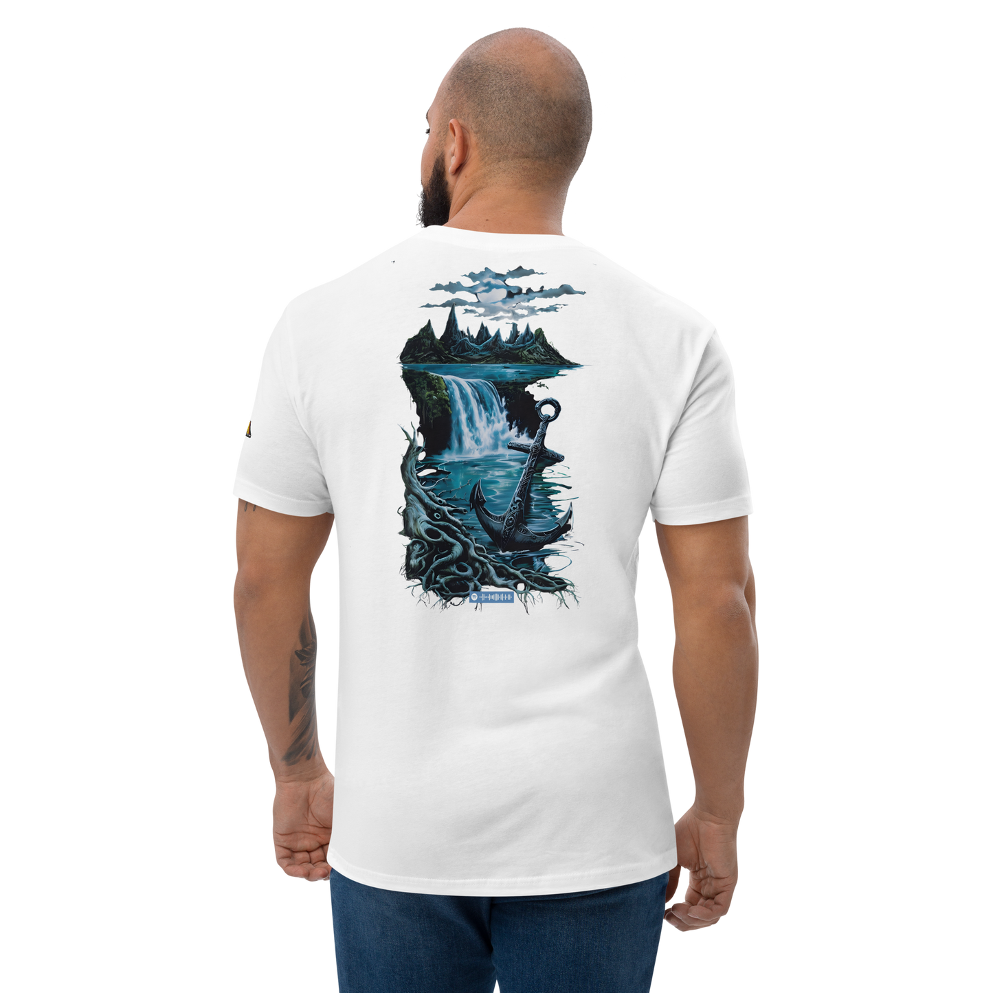 Premium Organic Music-Inspired Tees with Spotify Code | Pyramason MTD8