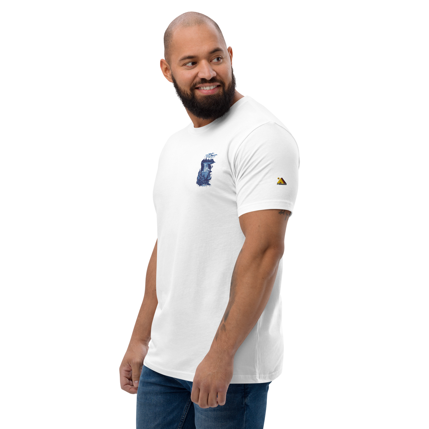 Premium Organic Music-Inspired Tees with Spotify Code | Pyramason MTD8
