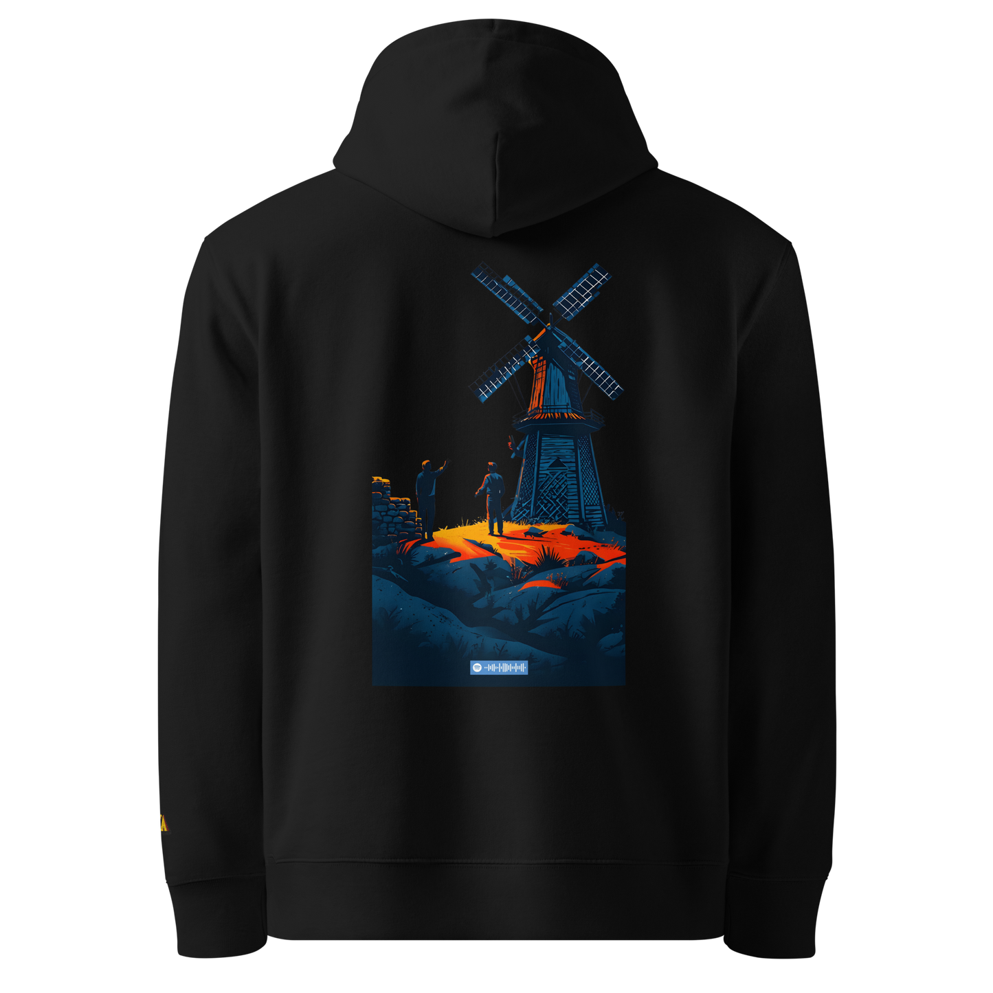 Premium Organic Music-Inspired Hoodie with Spotify Code | Pyramason MHD9