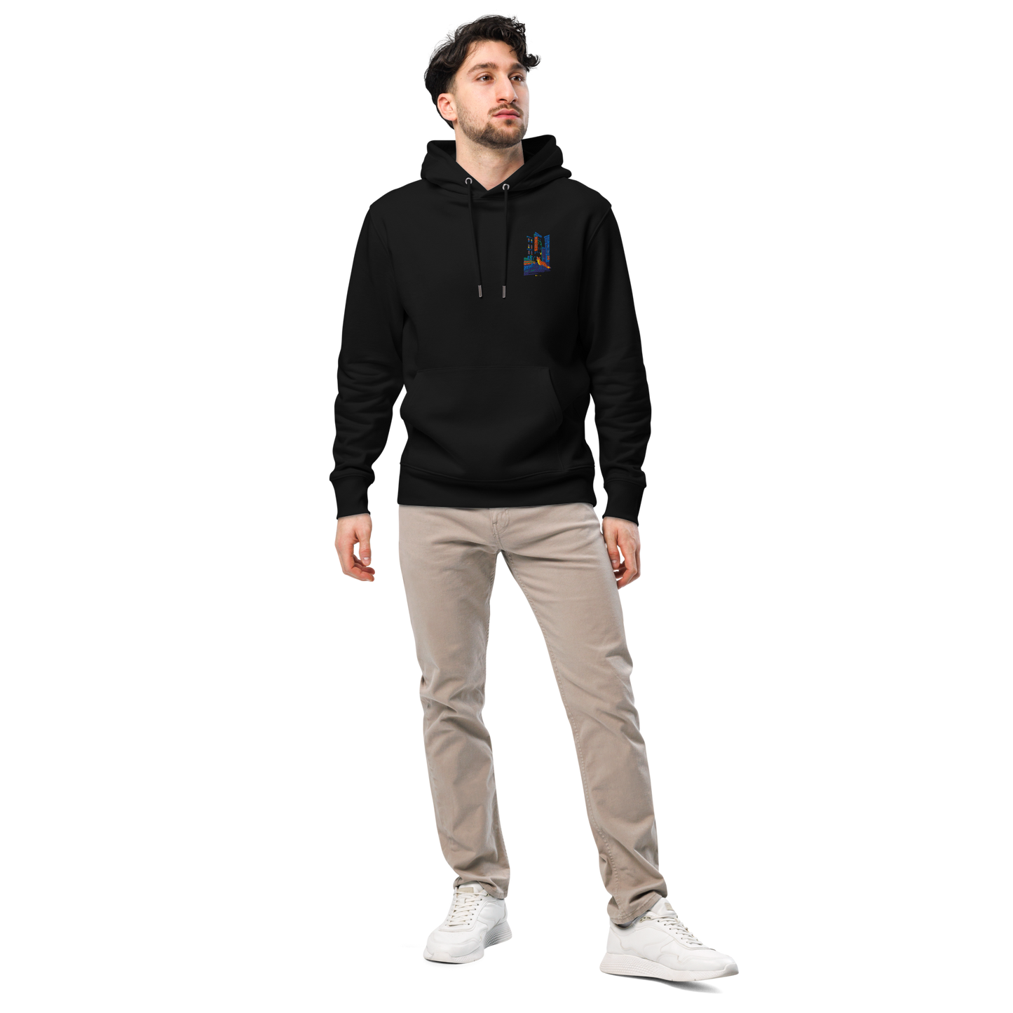 Premium Organic Music-Inspired Hoodie with Spotify Code | Pyramason MHD7