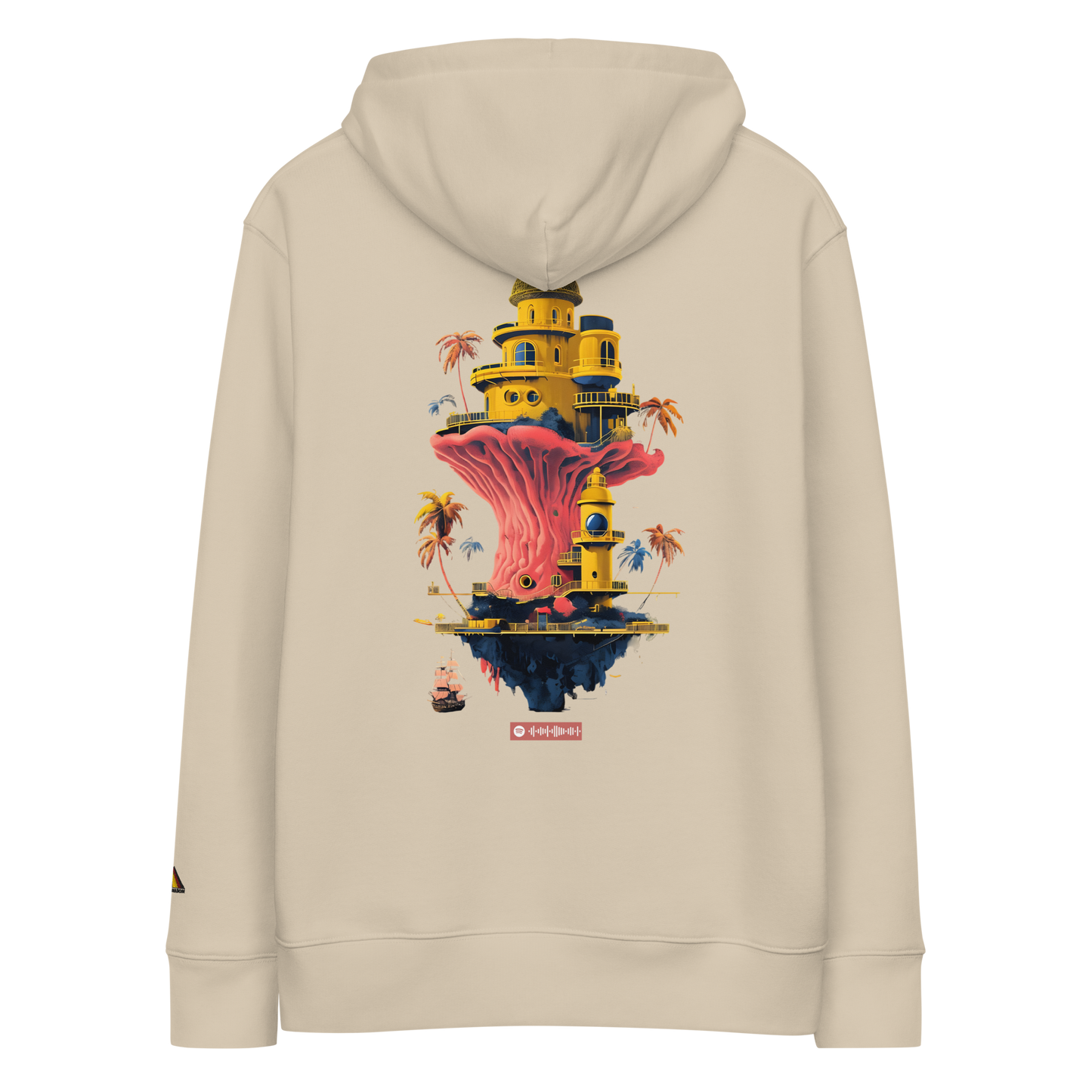 Premium Organic Music-Inspired Hoodie with Spotify Code | Pyramason MHD2