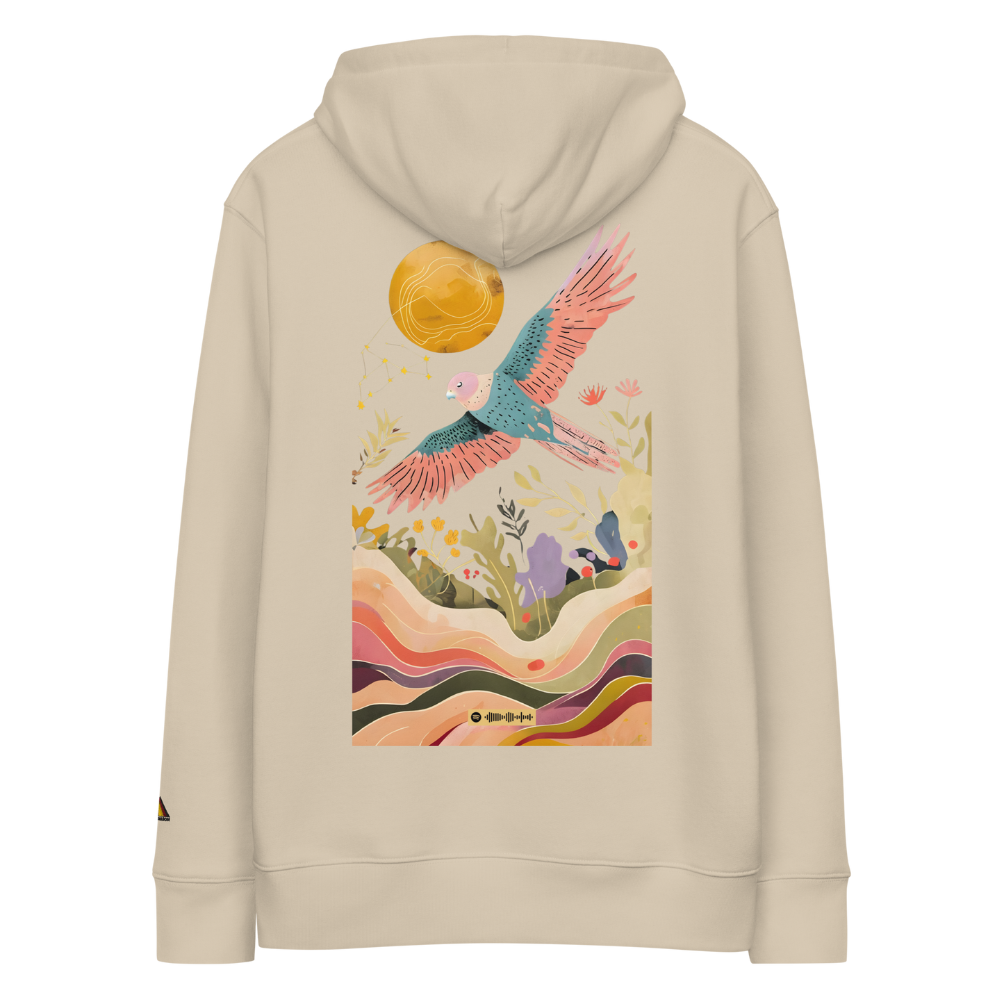 Premium Organic Music-Inspired Hoodie with Spotify Code | Pyramason MHD4