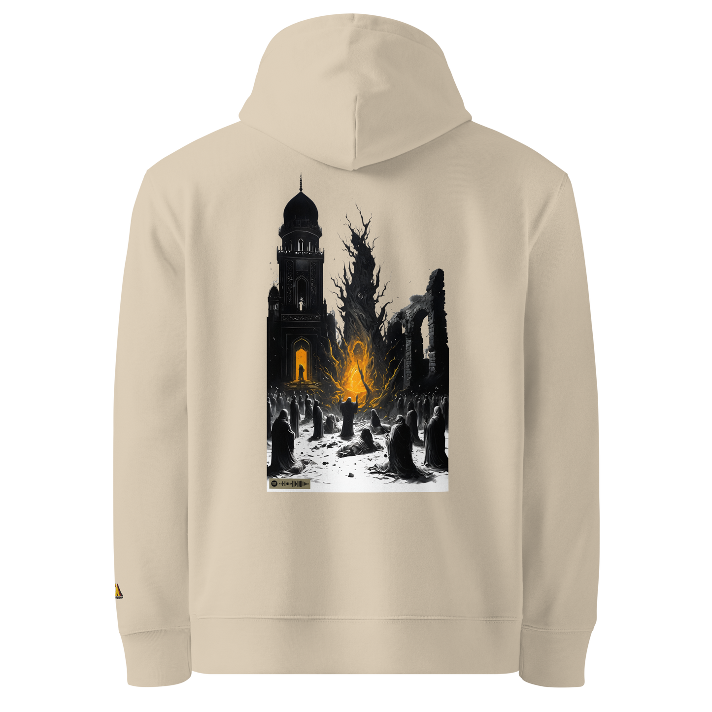 Premium Organic Music-Inspired Hoodie with Spotify Code | Pyramason MHD5