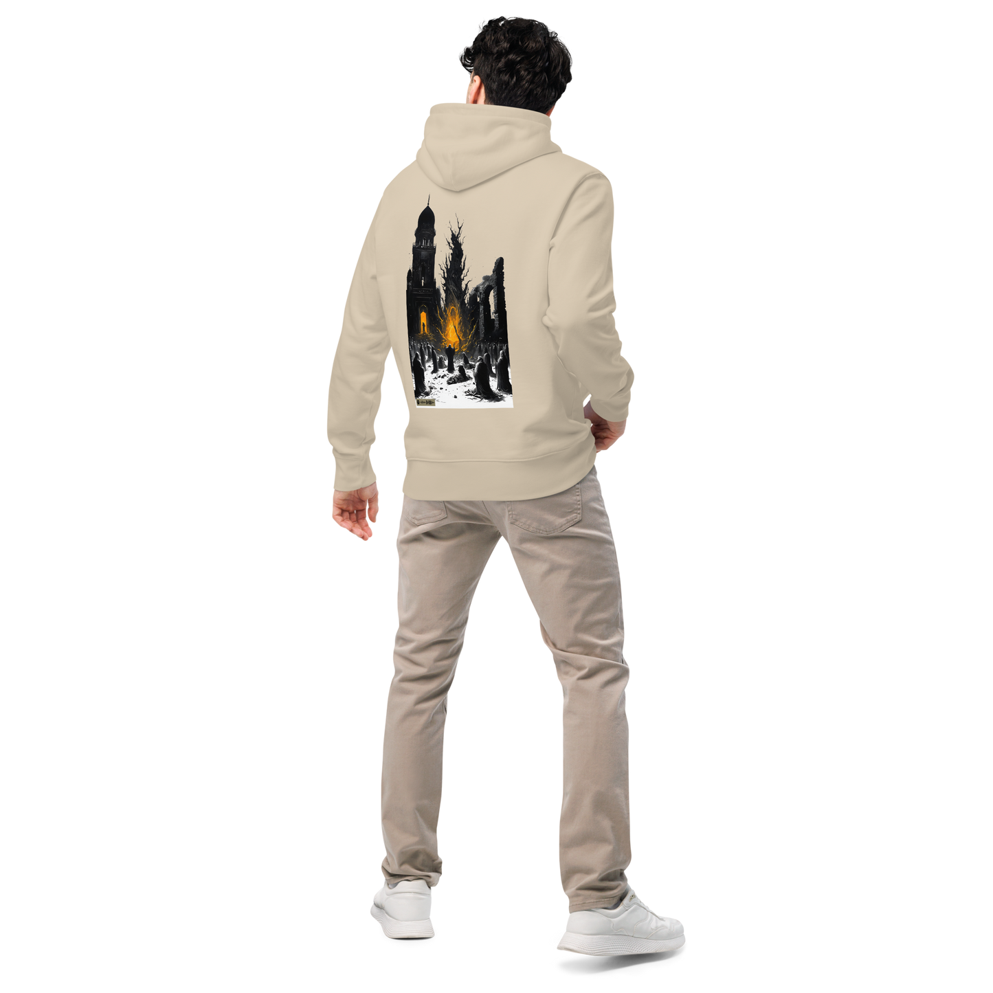 Premium Organic Music-Inspired Hoodie with Spotify Code | Pyramason MHD5