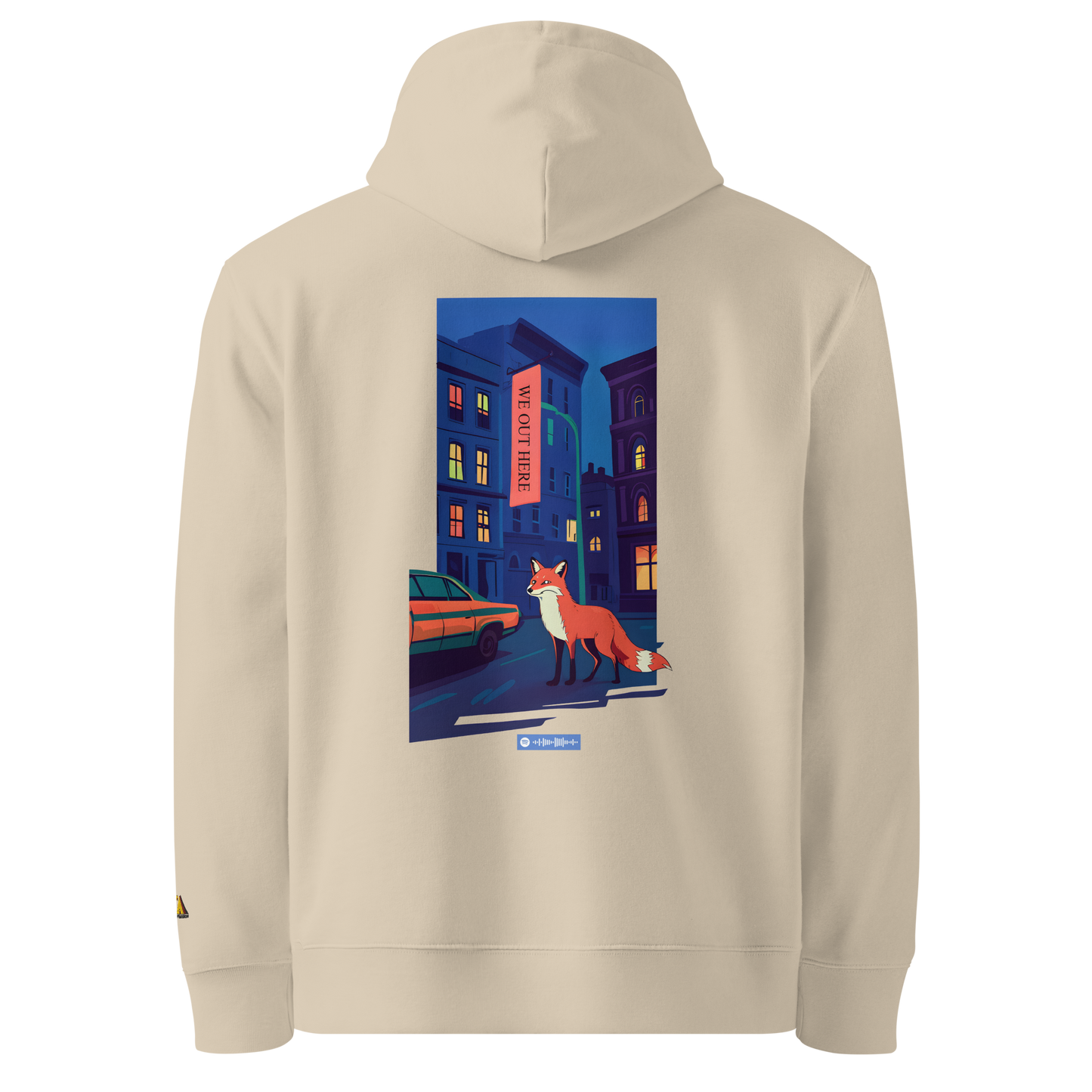 Premium Organic Music-Inspired Hoodie with Spotify Code | Pyramason MHD7