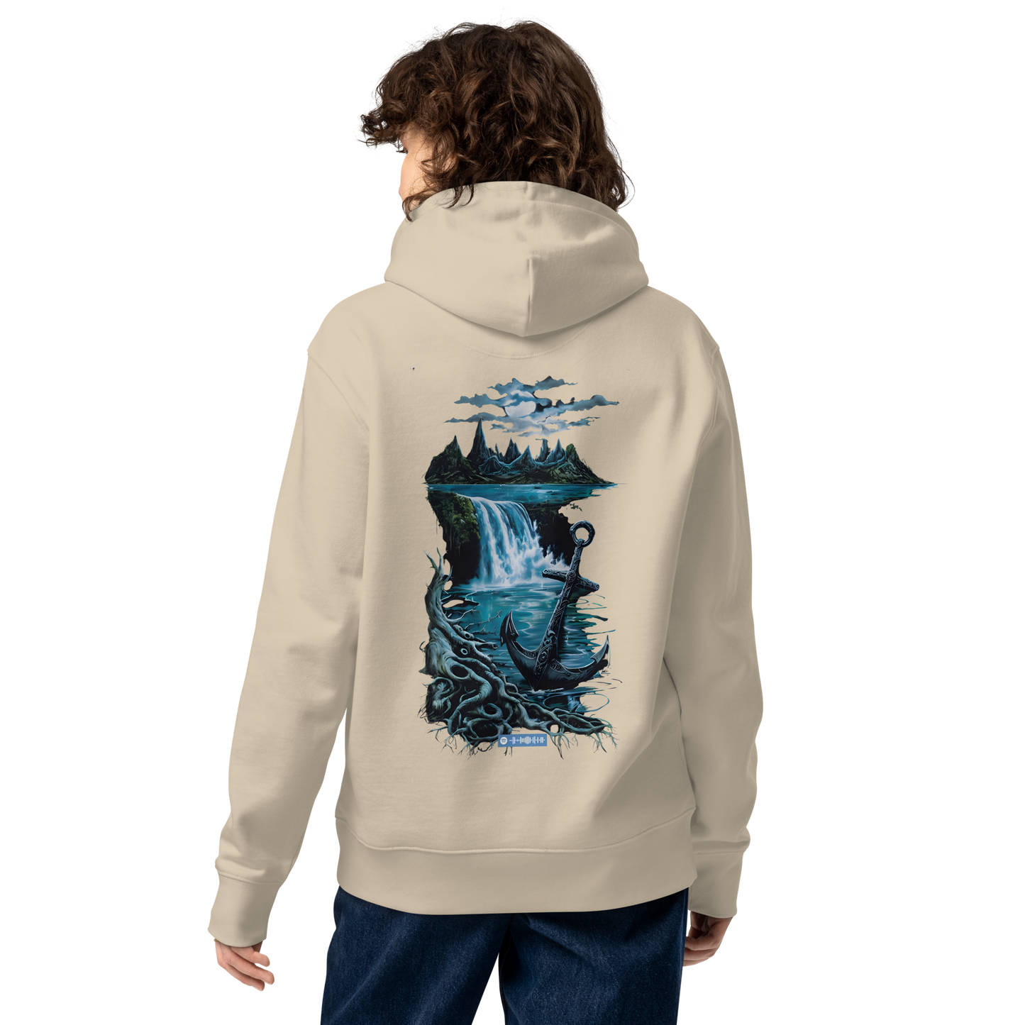 Premium Organic Music-Inspired Hoodie with Spotify Code | Pyramason MHD8