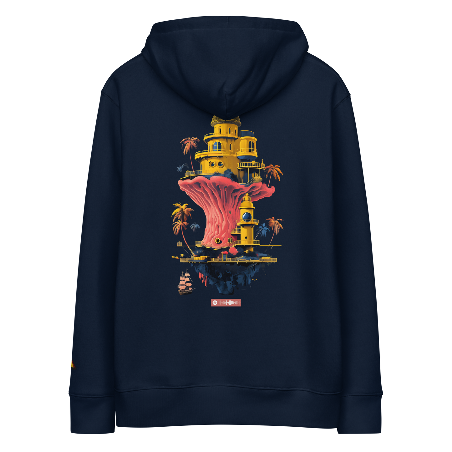 Premium Organic Music-Inspired Hoodie with Spotify Code | Pyramason MHD2