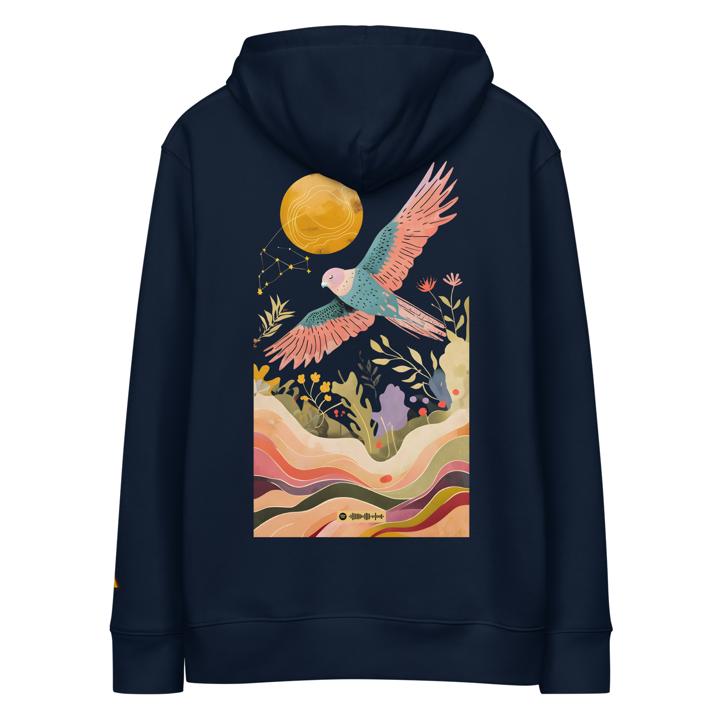 Premium Organic Music-Inspired Hoodie with Spotify Code | Pyramason MHD4