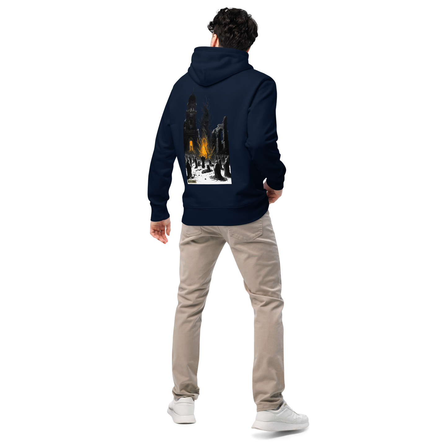 Premium Organic Music-Inspired Hoodie with Spotify Code | Pyramason MHD5
