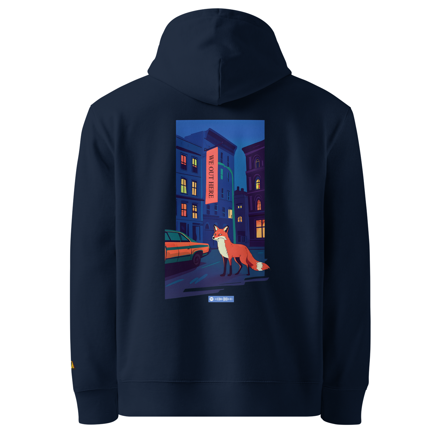 Premium Organic Music-Inspired Hoodie with Spotify Code | Pyramason MHD7