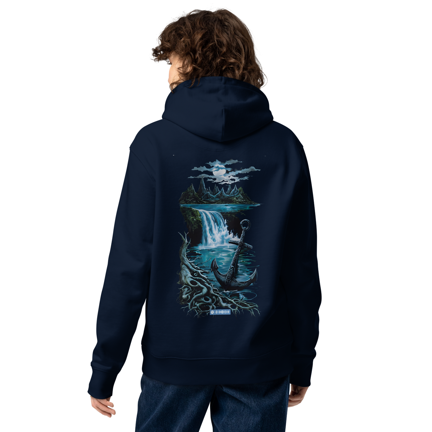Premium Organic Music-Inspired Hoodie with Spotify Code | Pyramason MHD8
