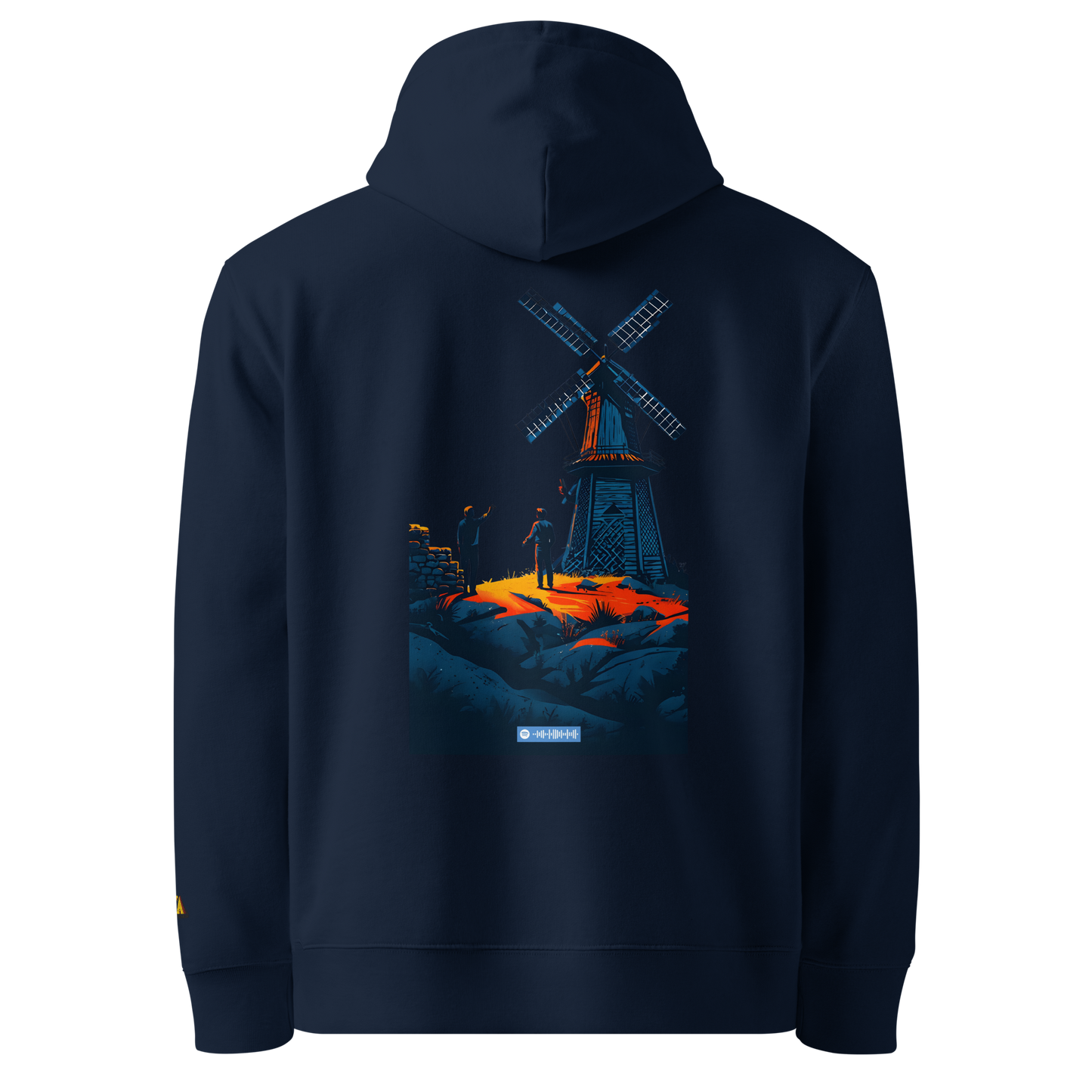 Premium Organic Music-Inspired Hoodie with Spotify Code | Pyramason MHD9