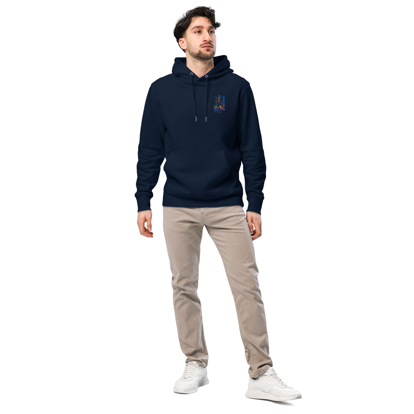 Premium Organic Music-Inspired Hoodie with Spotify Code | Pyramason MHD7