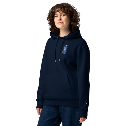 Premium Organic Music-Inspired Hoodie with Spotify Code | Pyramason MHD8