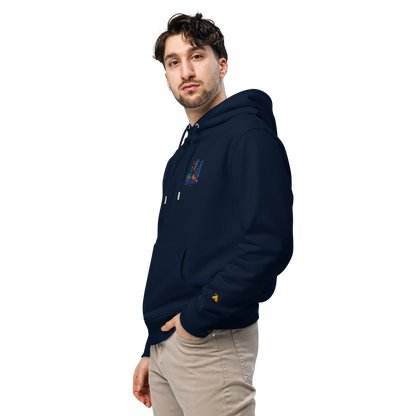 Premium Organic Music-Inspired Hoodie with Spotify Code | Pyramason MHD7