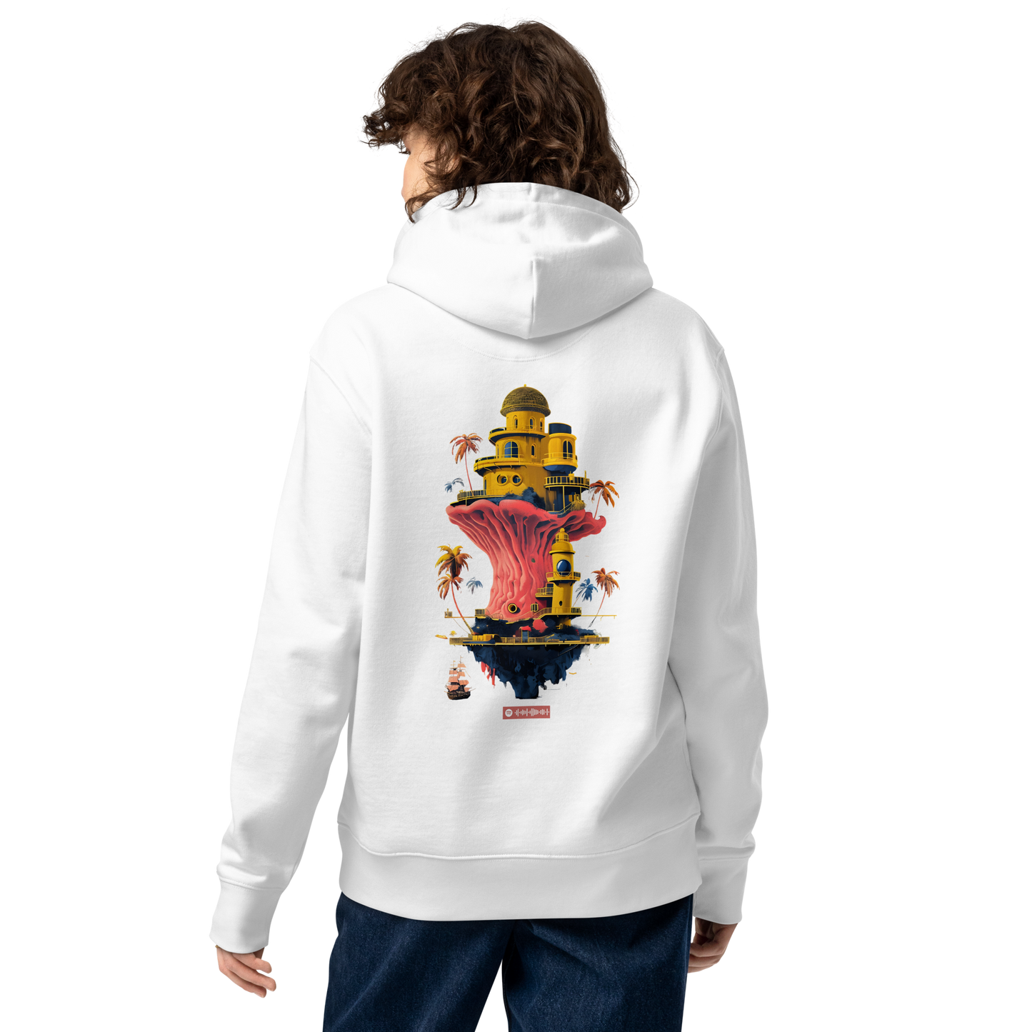 Premium Organic Music-Inspired Hoodie with Spotify Code | Pyramason MHD2