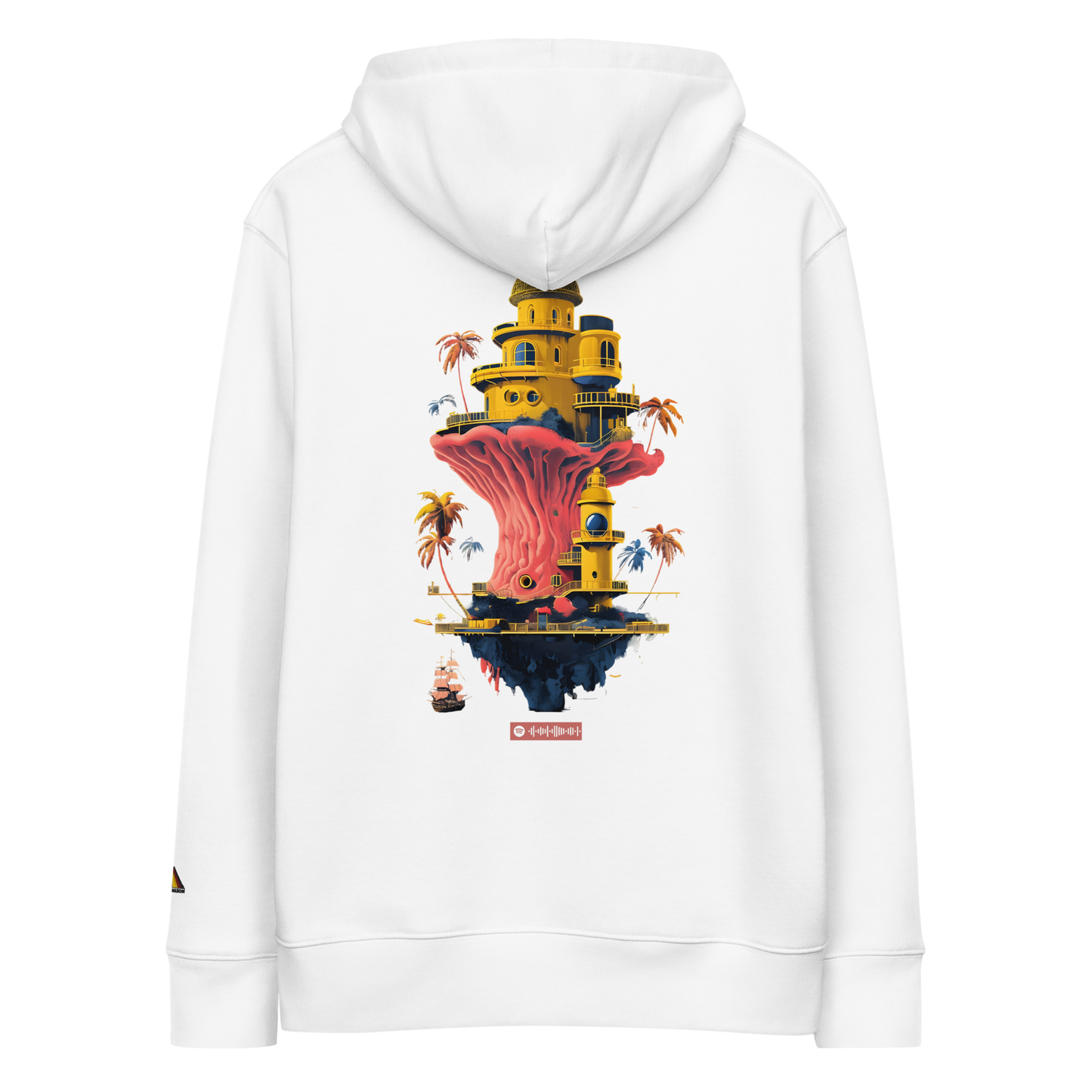 Premium Organic Music-Inspired Hoodie with Spotify Code | Pyramason MHD2