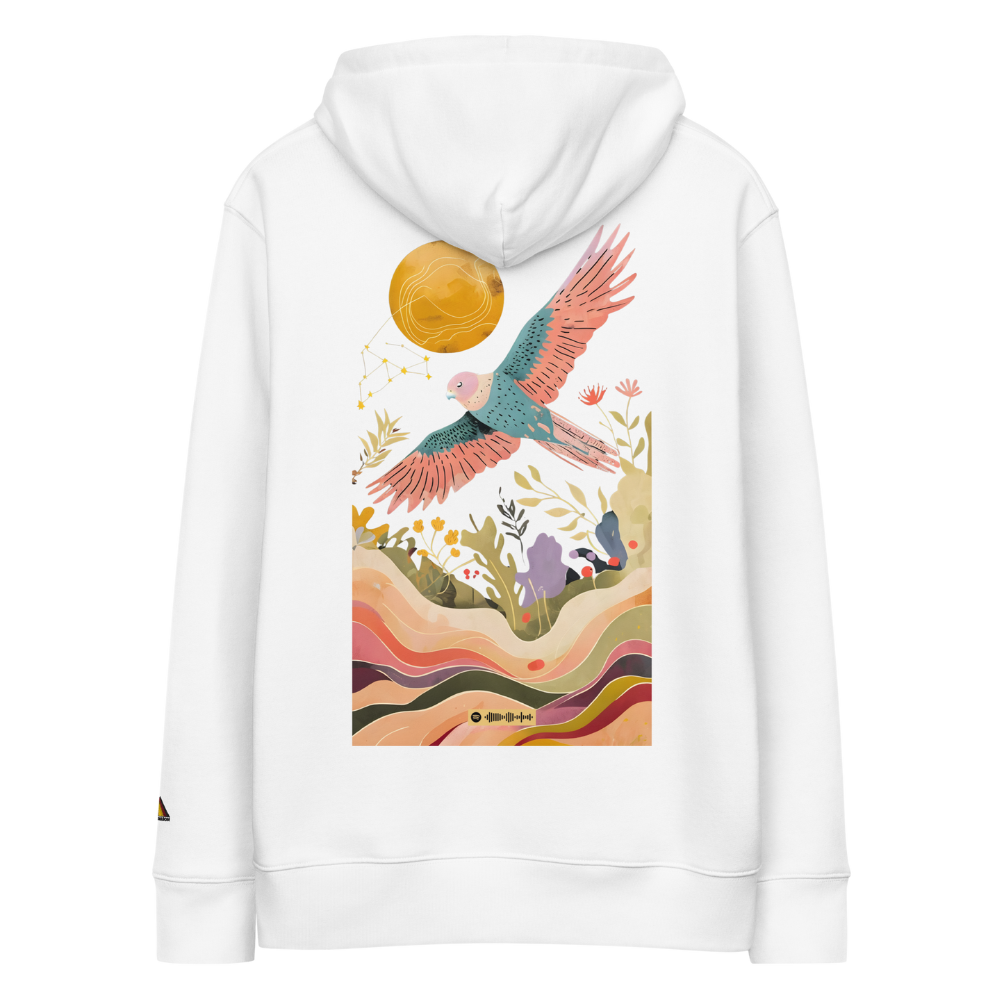 Premium Organic Music-Inspired Hoodie with Spotify Code | Pyramason MHD4