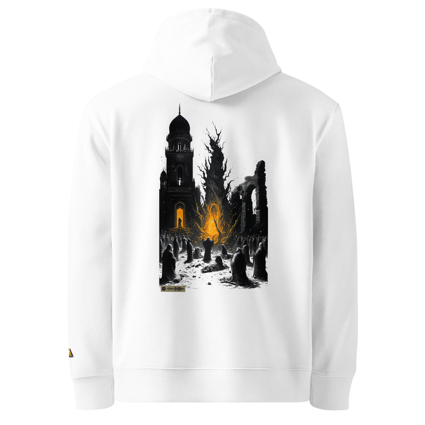 Premium Organic Music-Inspired Hoodie with Spotify Code | Pyramason MHD5